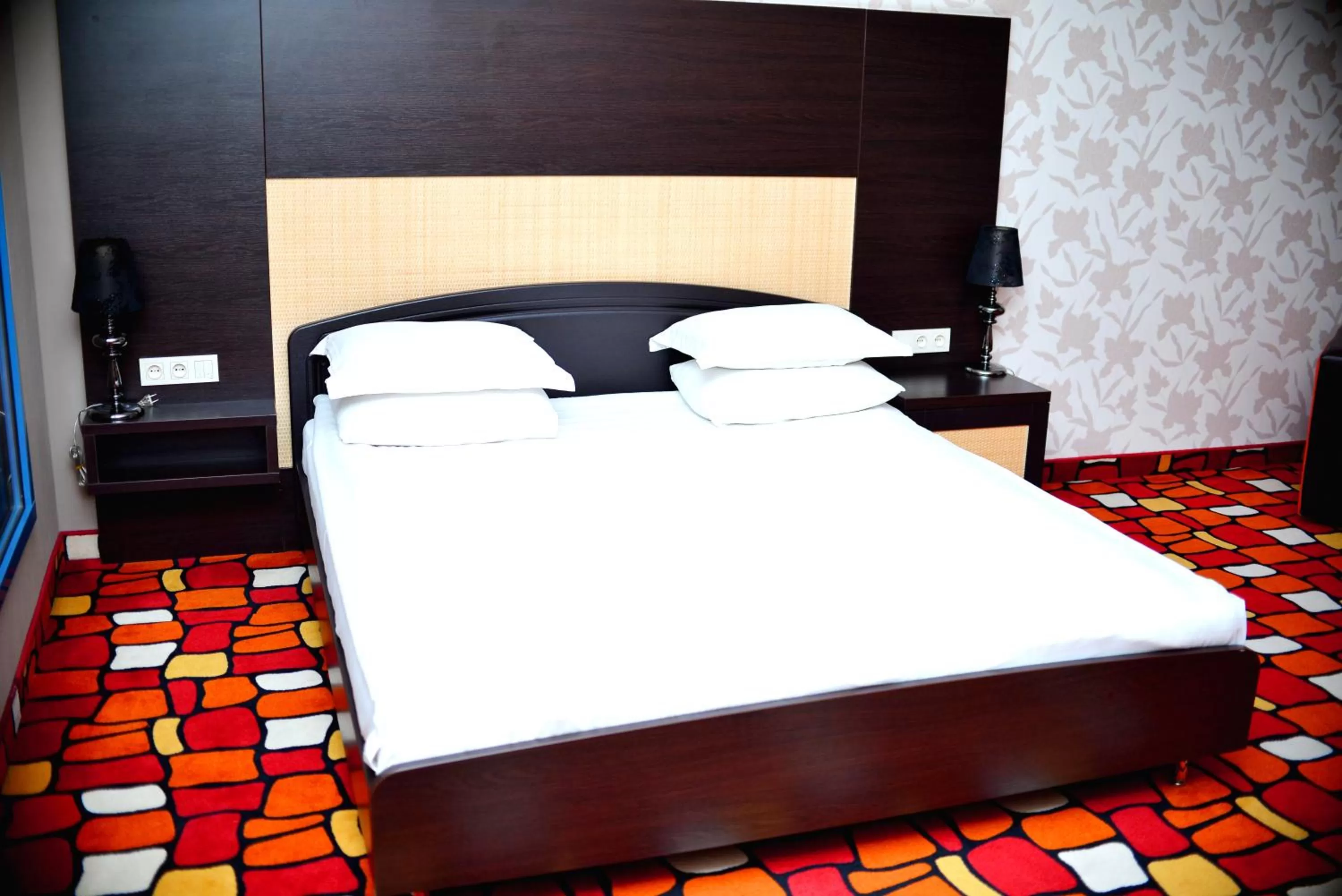 Bed in Sapar Standart Hotel