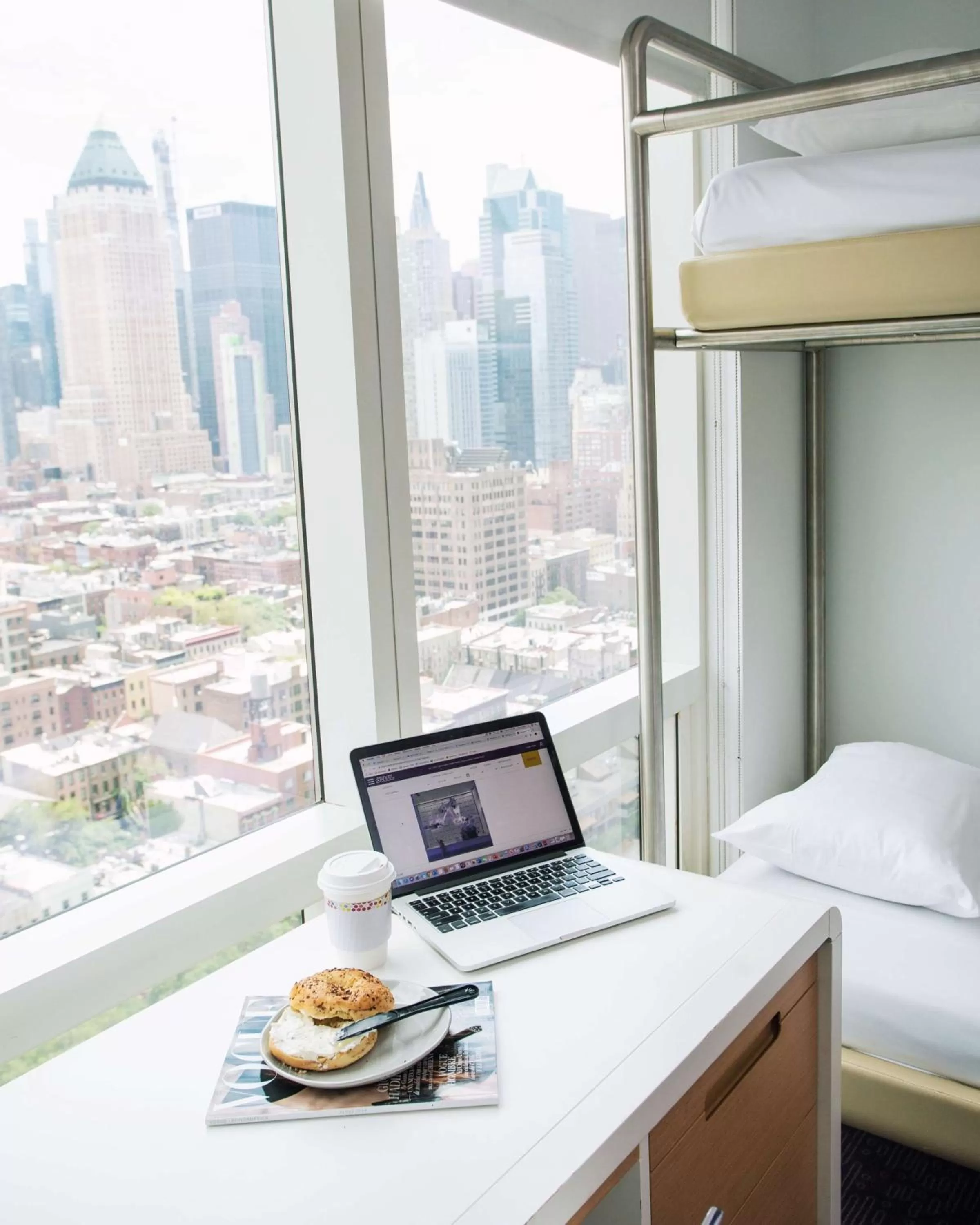 Photo of the whole room, Bed in YOTEL New York Times Square