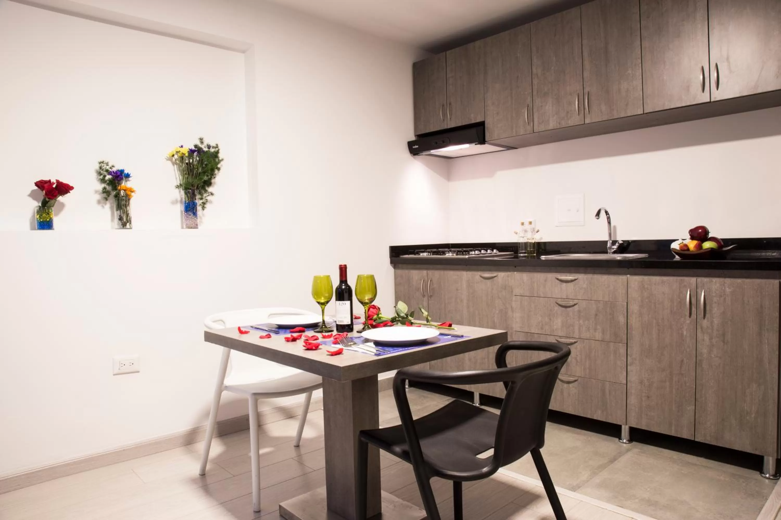Kitchen or kitchenette in Agora Suites Self-Service Boutique Hotel