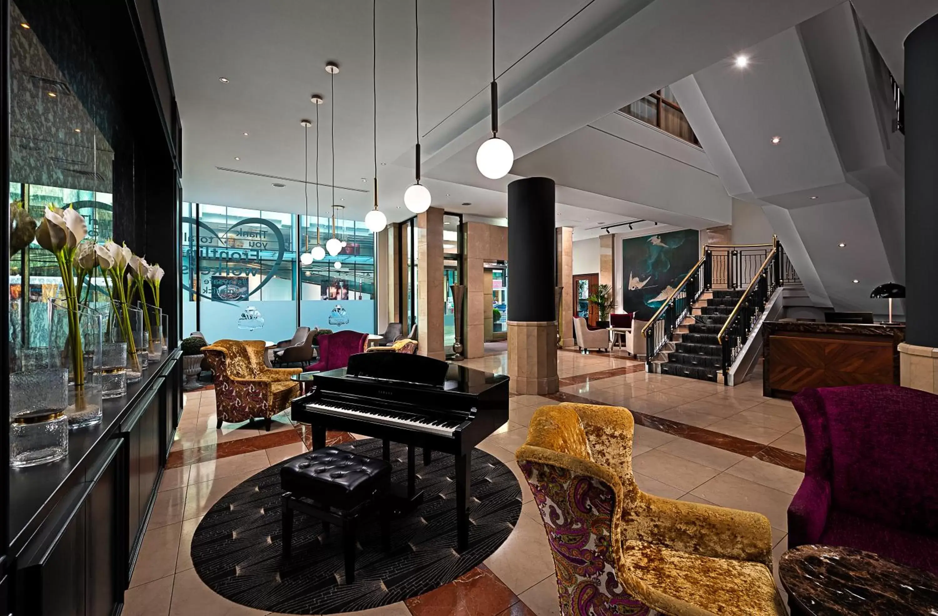 Lobby or reception, Lobby/Reception in The Savoy Hotel