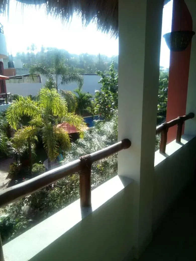 Balcony/Terrace in Hotel y Suites Los Encantos