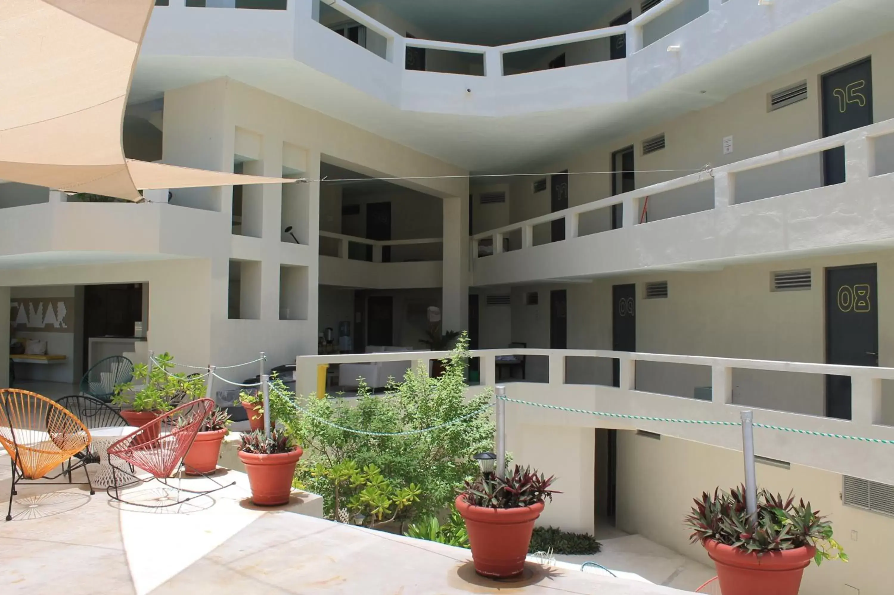 Balcony/Terrace in Rocamar Hotel Isla Mujeres