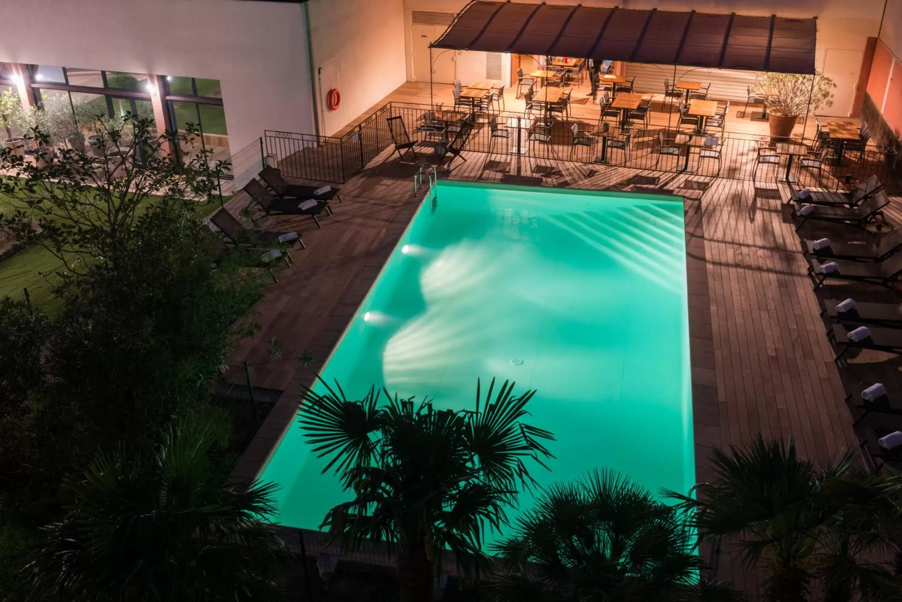 Bird's eye view, Pool View in Best Western Le Galice Centre Ville