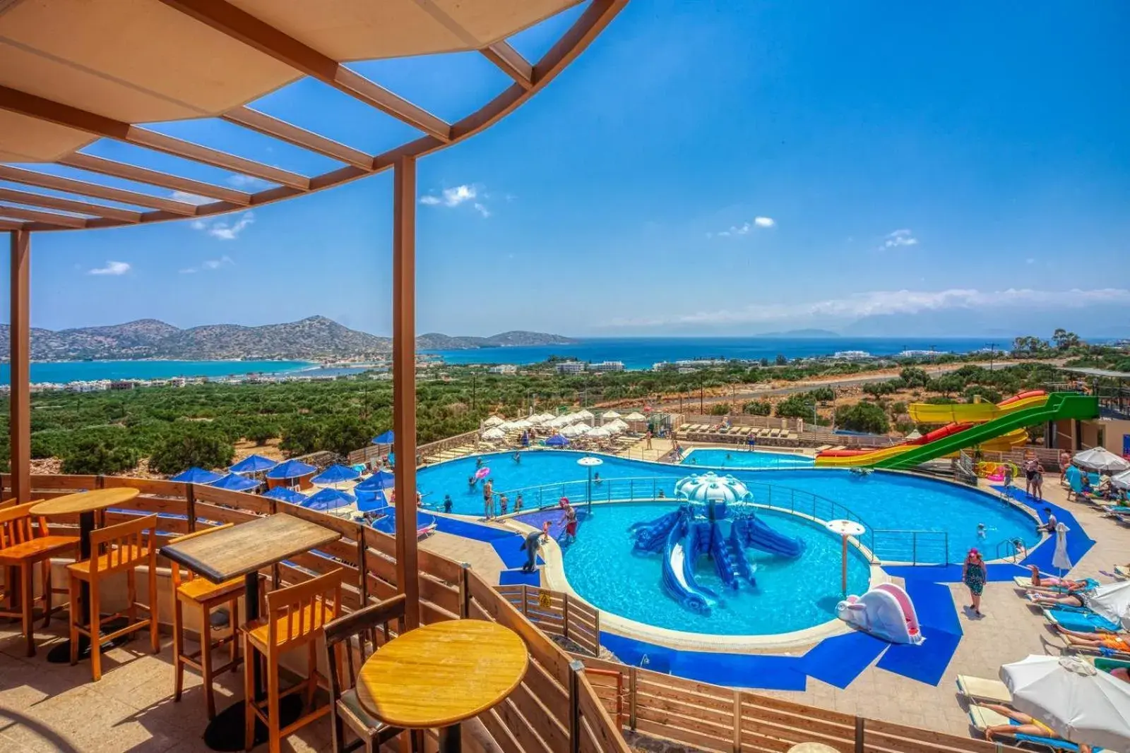 Aqua park, Pool View in Elounda Water Park Residence Hotel