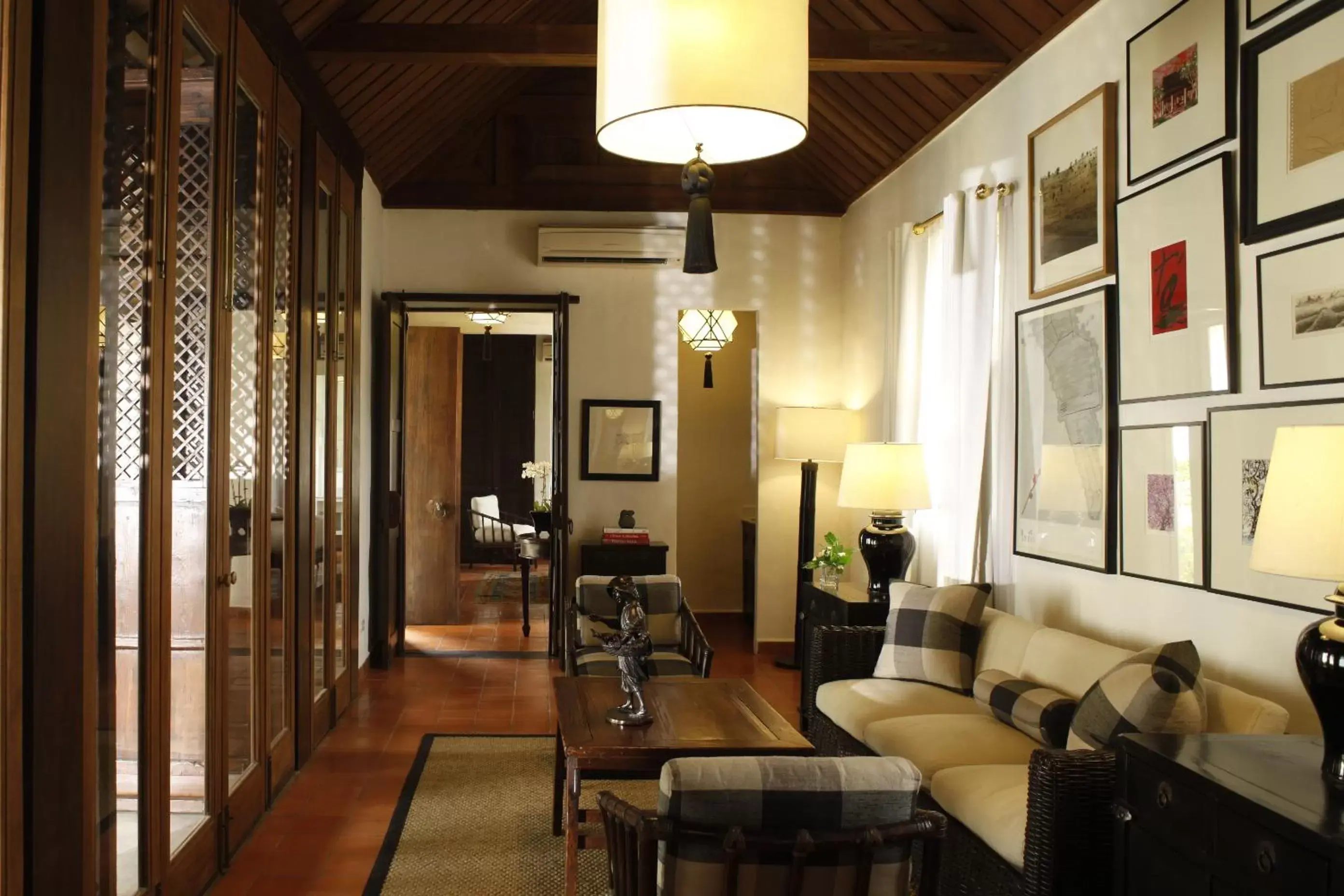 Decorative detail, Seating Area in Rachamankha Hotel