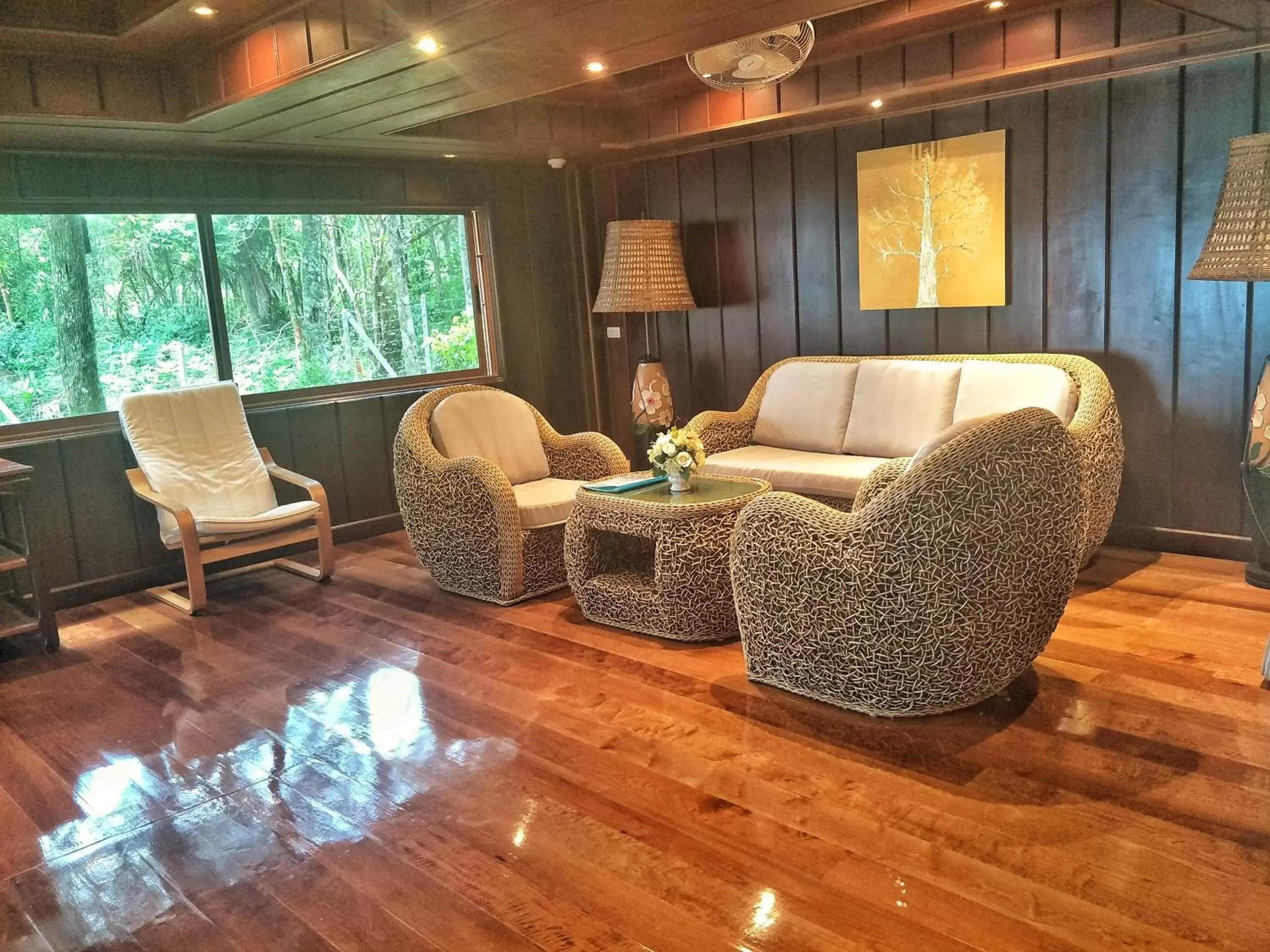 Living room in Koh Kood Beach Resort Living room in Koh Kood Beach Resort