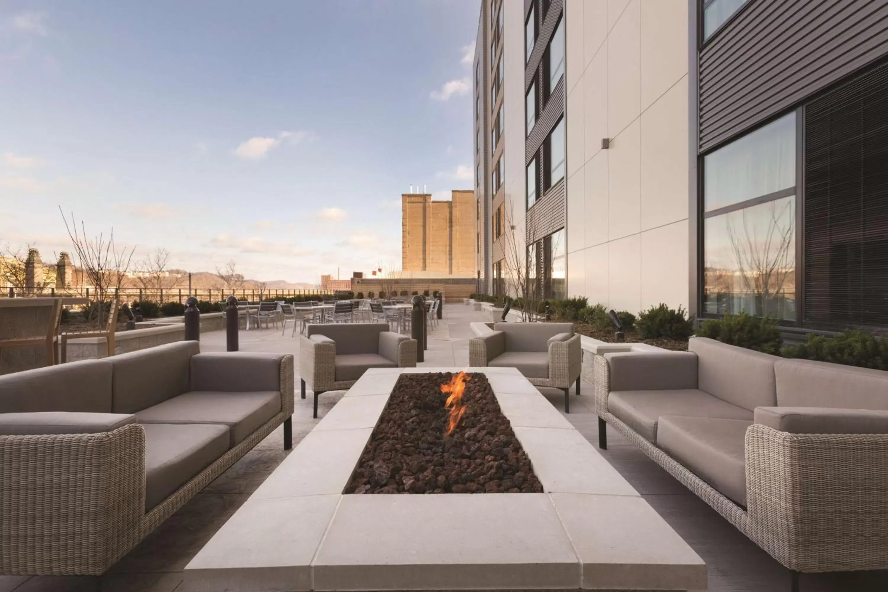 Inner courtyard view in Homewood Suites by Hilton Pittsburgh Downtown