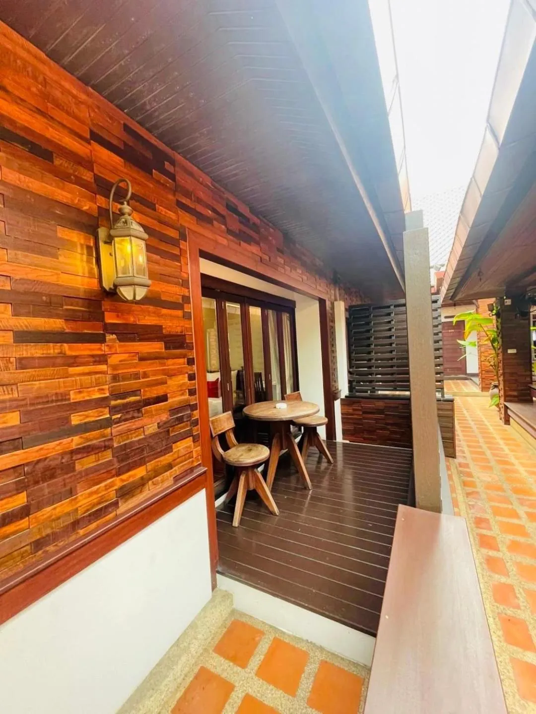 Balcony/Terrace in Yotaka Boutique Hotel Bangkok