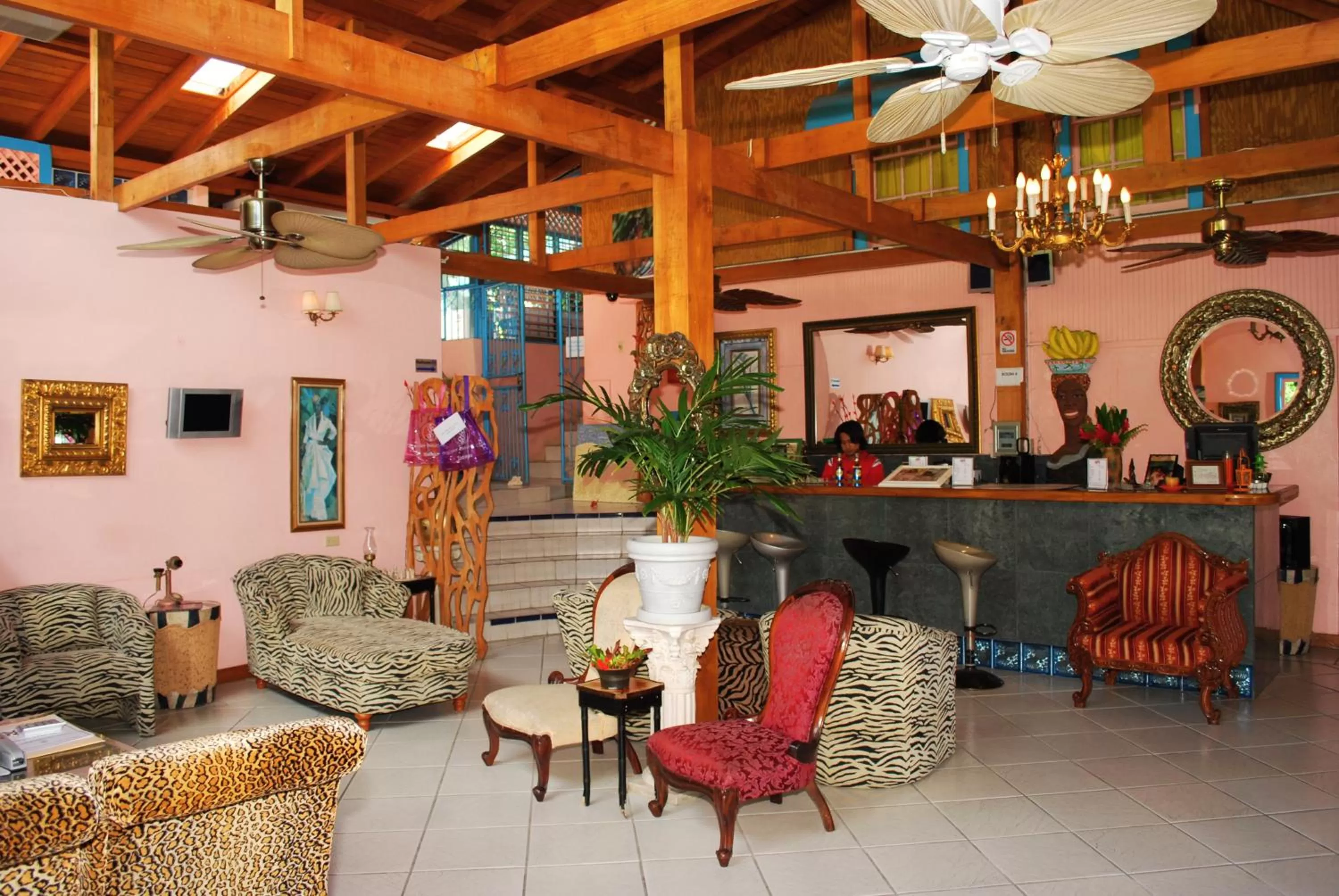 Lobby or reception in Half Moon Blue Hotel