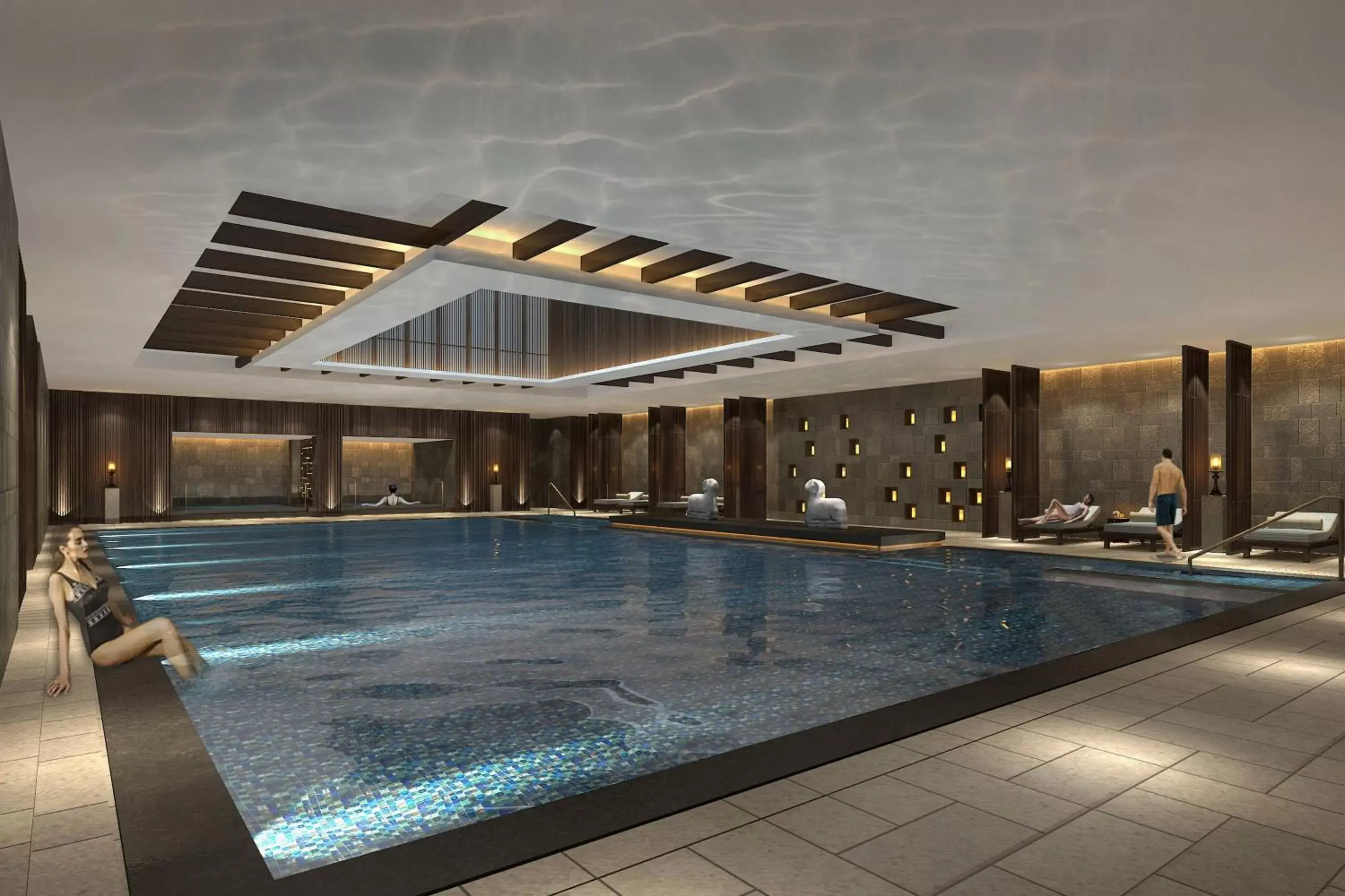 Swimming Pool in JW Marriott Hotel Qufu