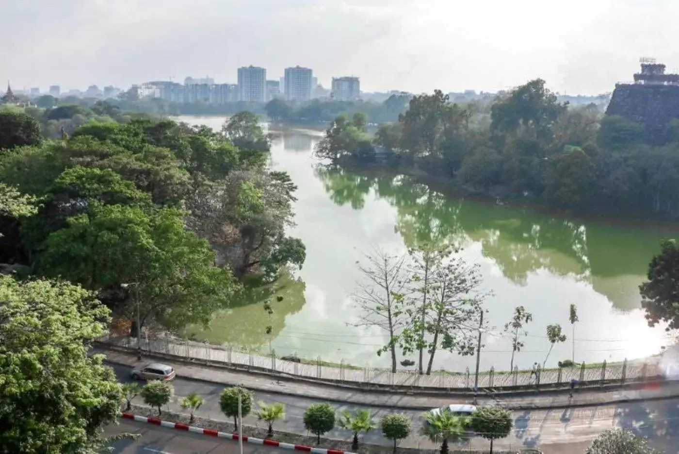 City view in Chatrium Hotel Royal Lake Yangon