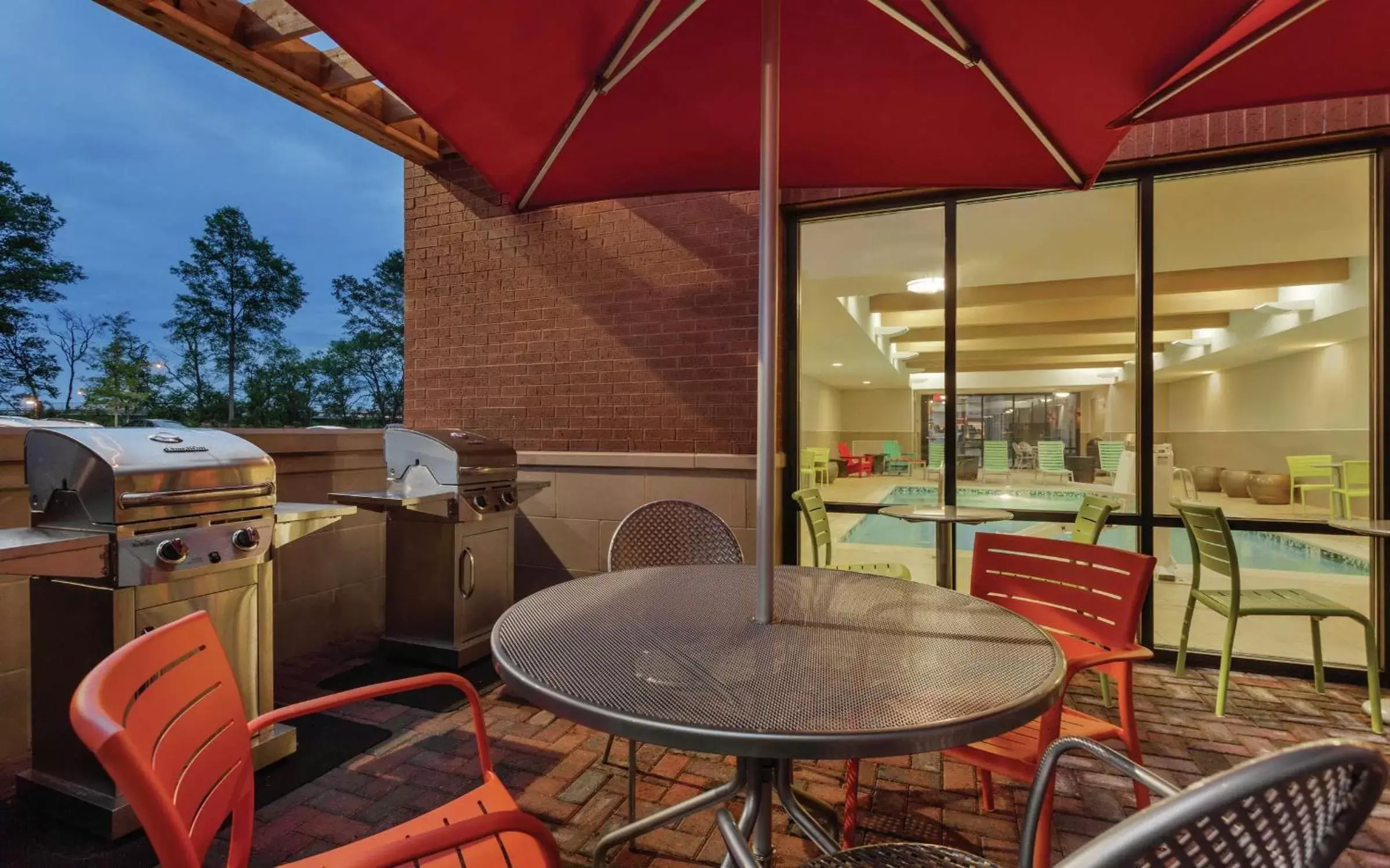 Patio in Home2 Suites by Hilton Tuscaloosa Downtown University Boulevard