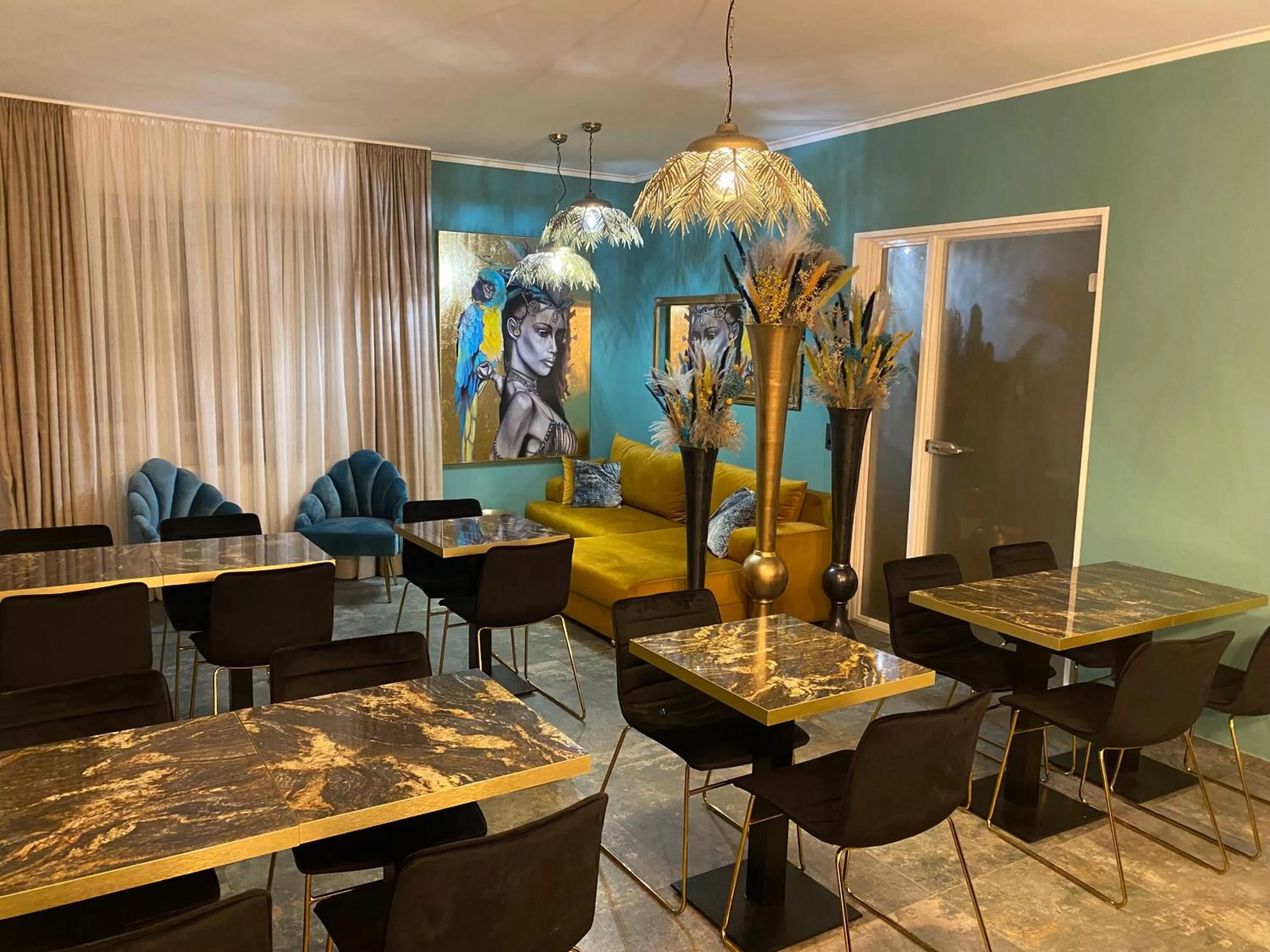 Seating area in MARRAM Suitehotel