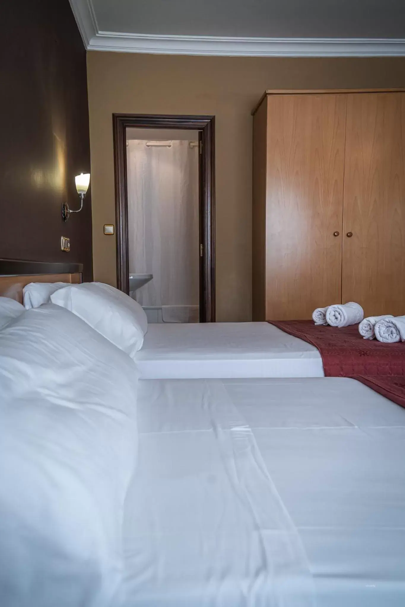 Bed in Hotel Silva