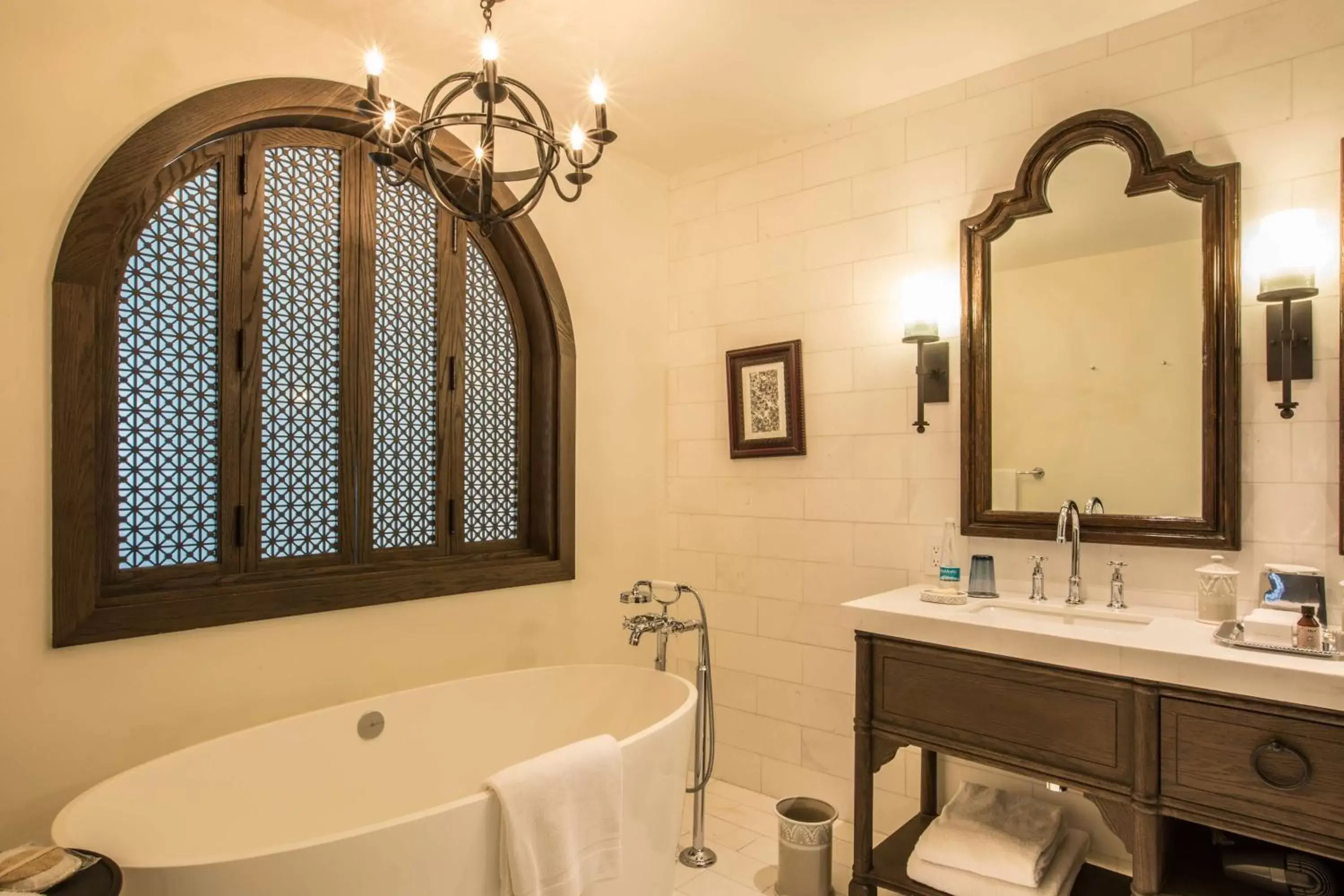 Bathroom in Banyan Tree Puebla