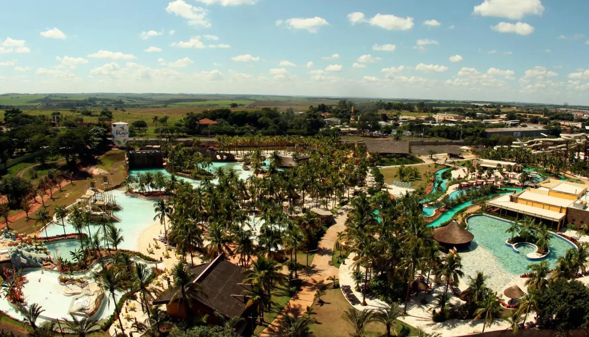 Aqua park, Bird's-eye View in Hot Beach Resort