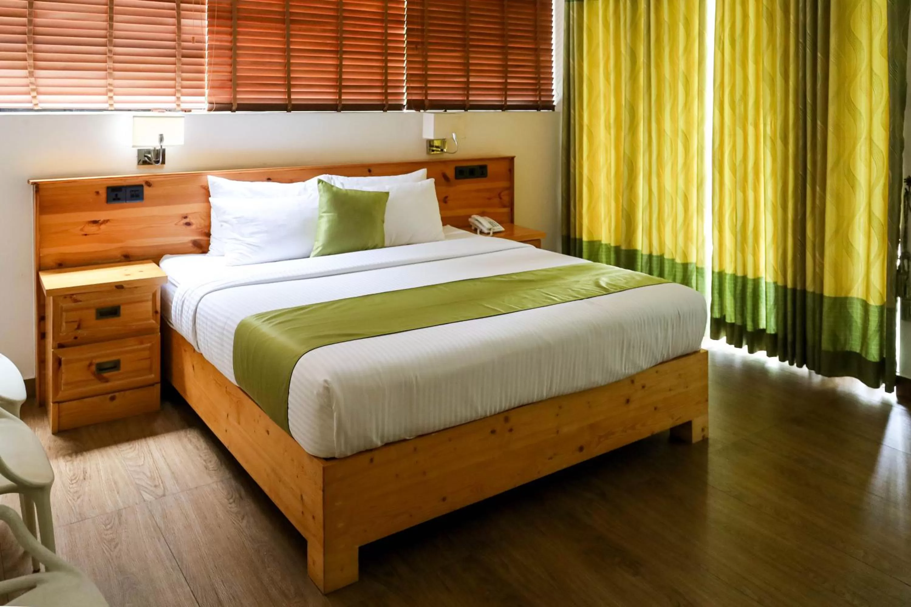 Bed in Hotel Ganthera Kandy