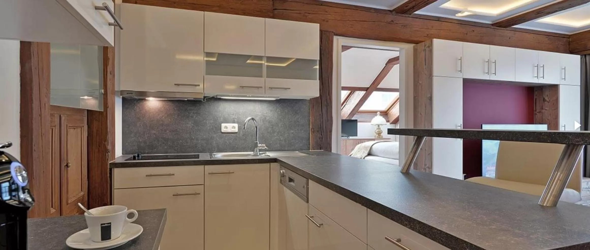 Kitchen or kitchenette in Hotel Kufsteinerhof