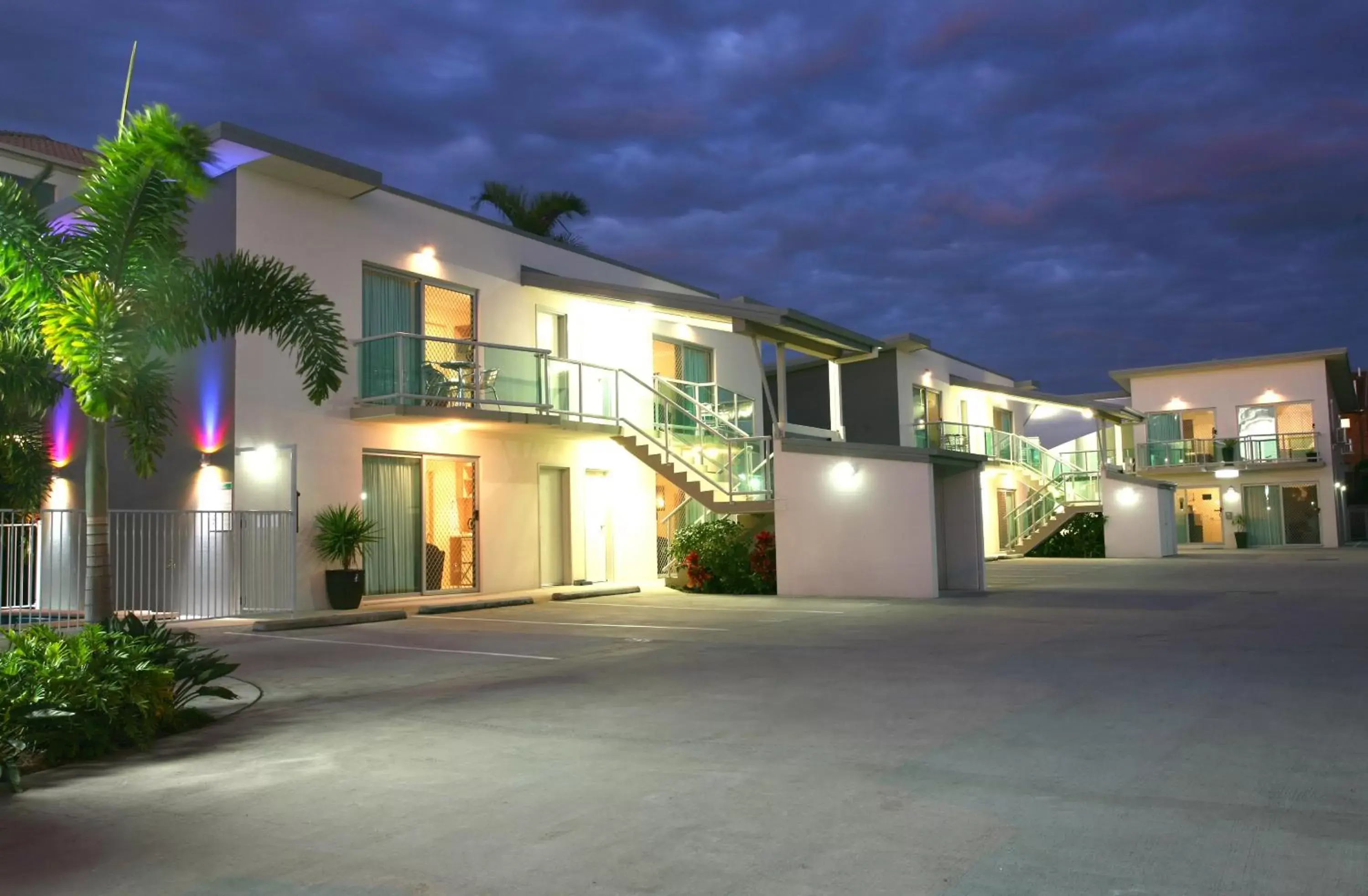 Property Building in Pacific Coast Motel