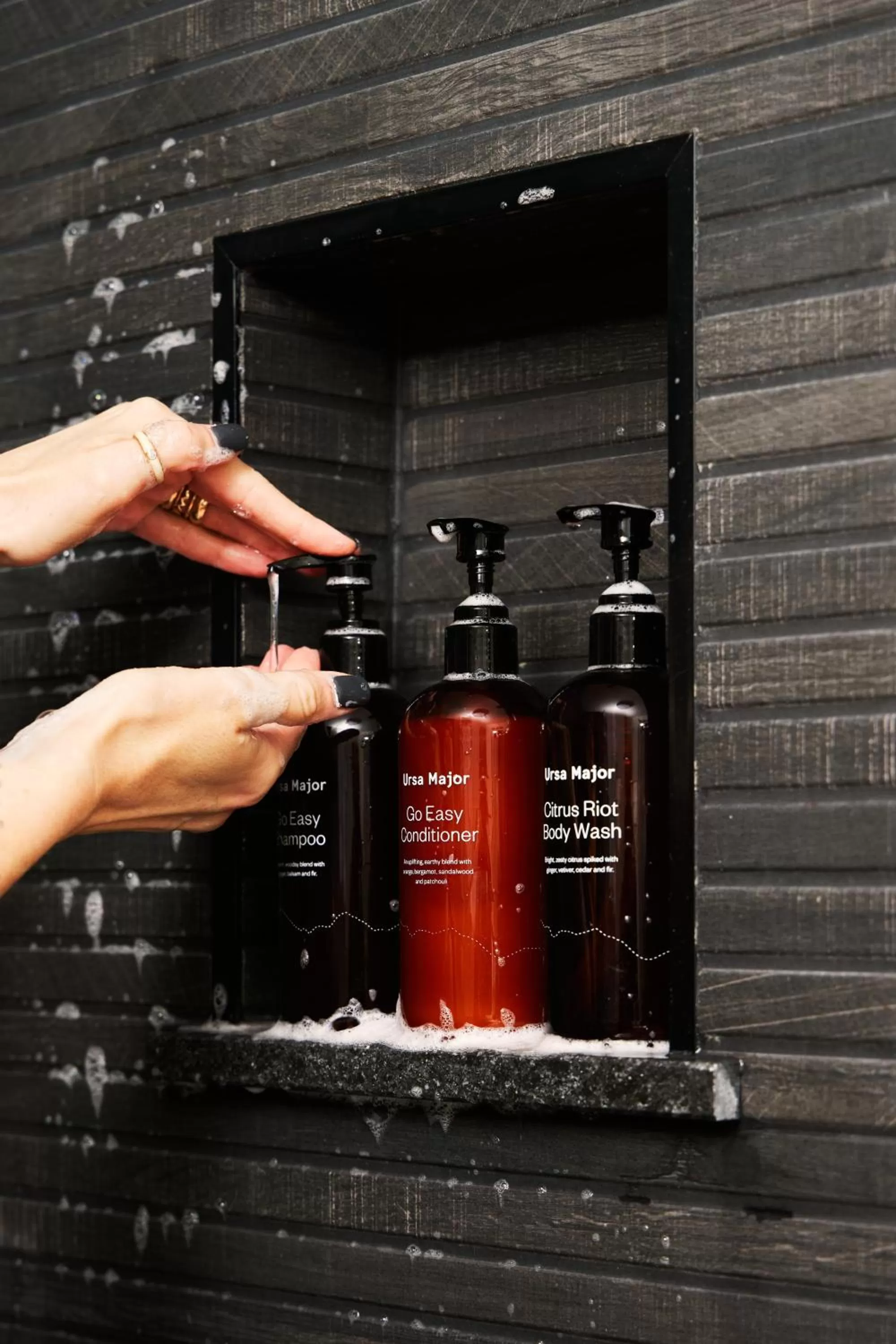 Shower in Bluebird Lake Placid