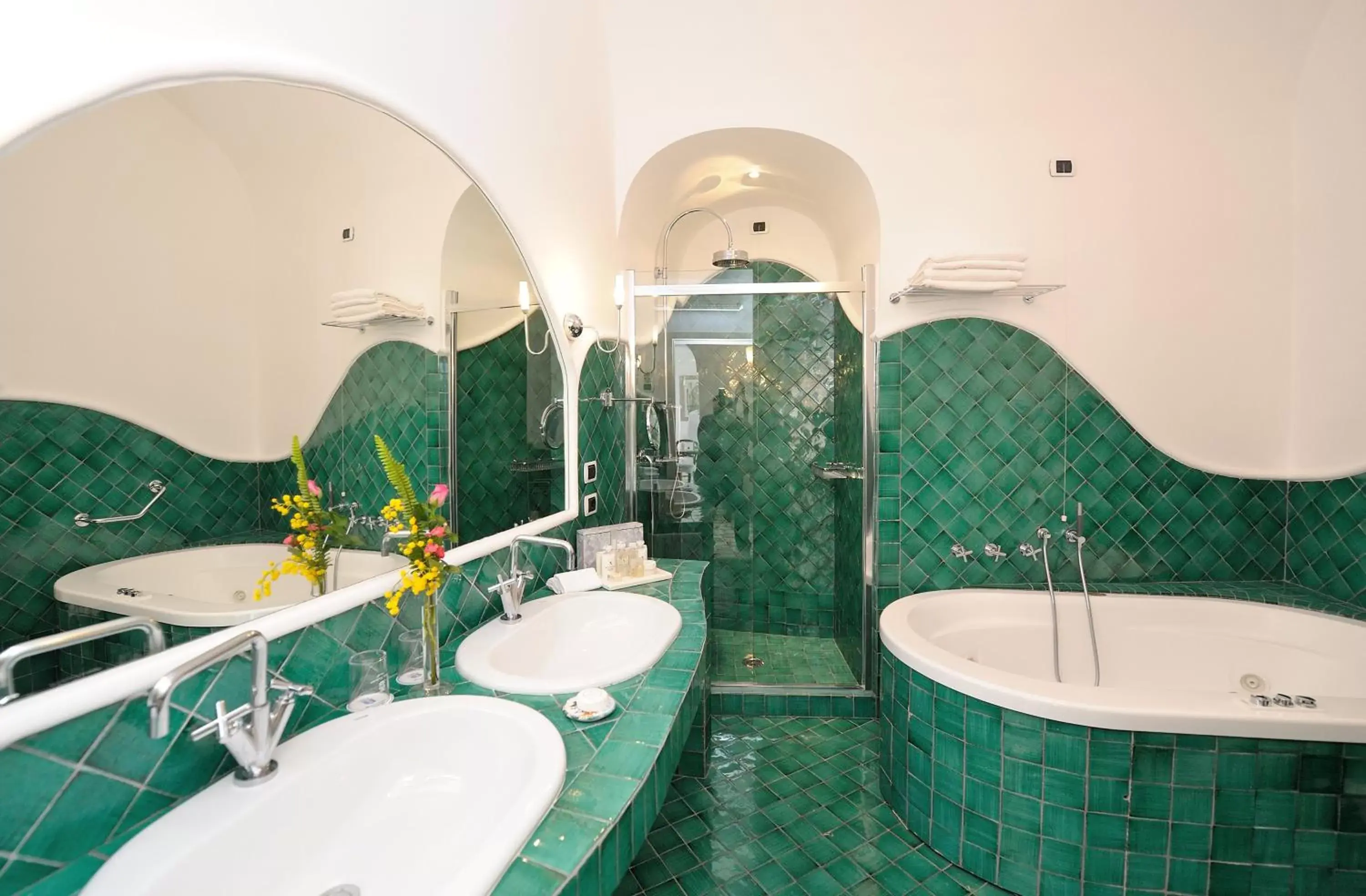Bathroom in Hotel Santa Caterina