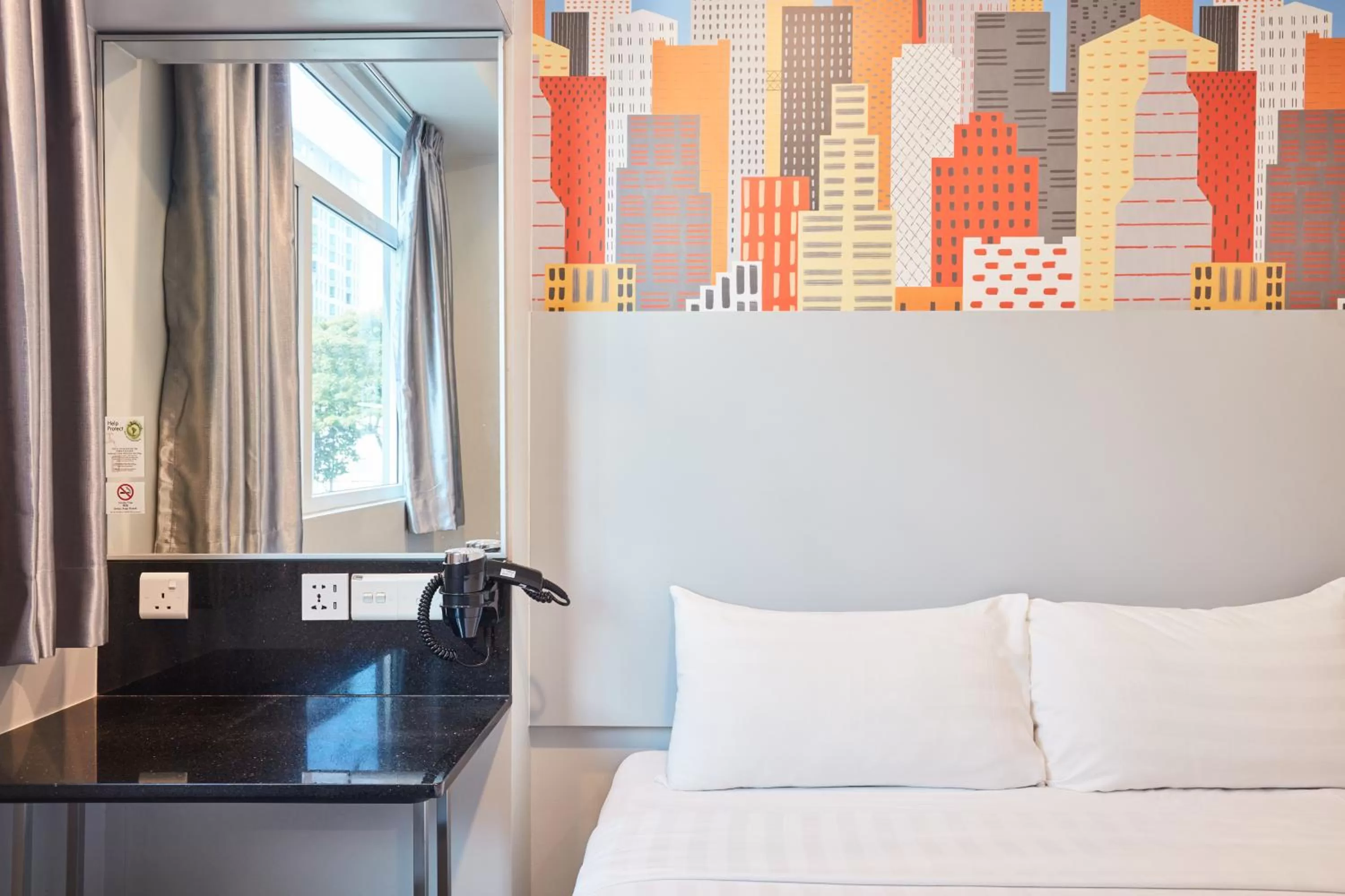 Bed in ibis budget Singapore Bugis