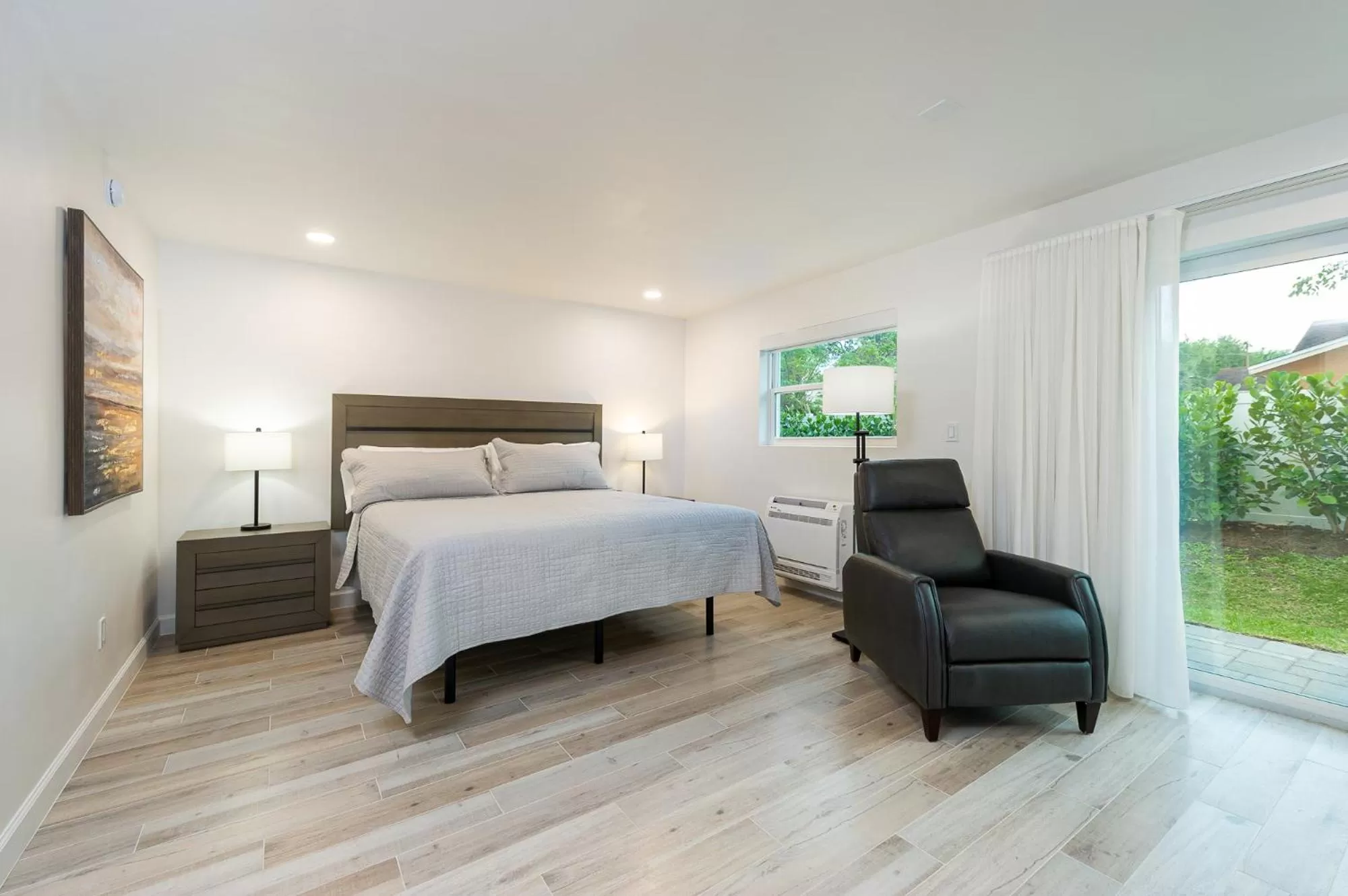 Bed in Wiggins Pass Chalet