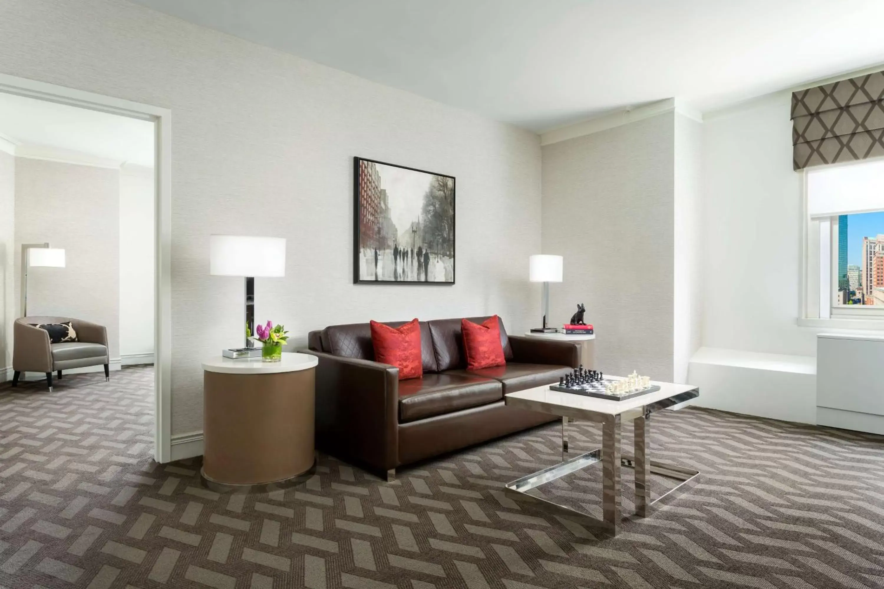 One-Bedroom King Suite with Sofa Bed in Boston Park Plaza