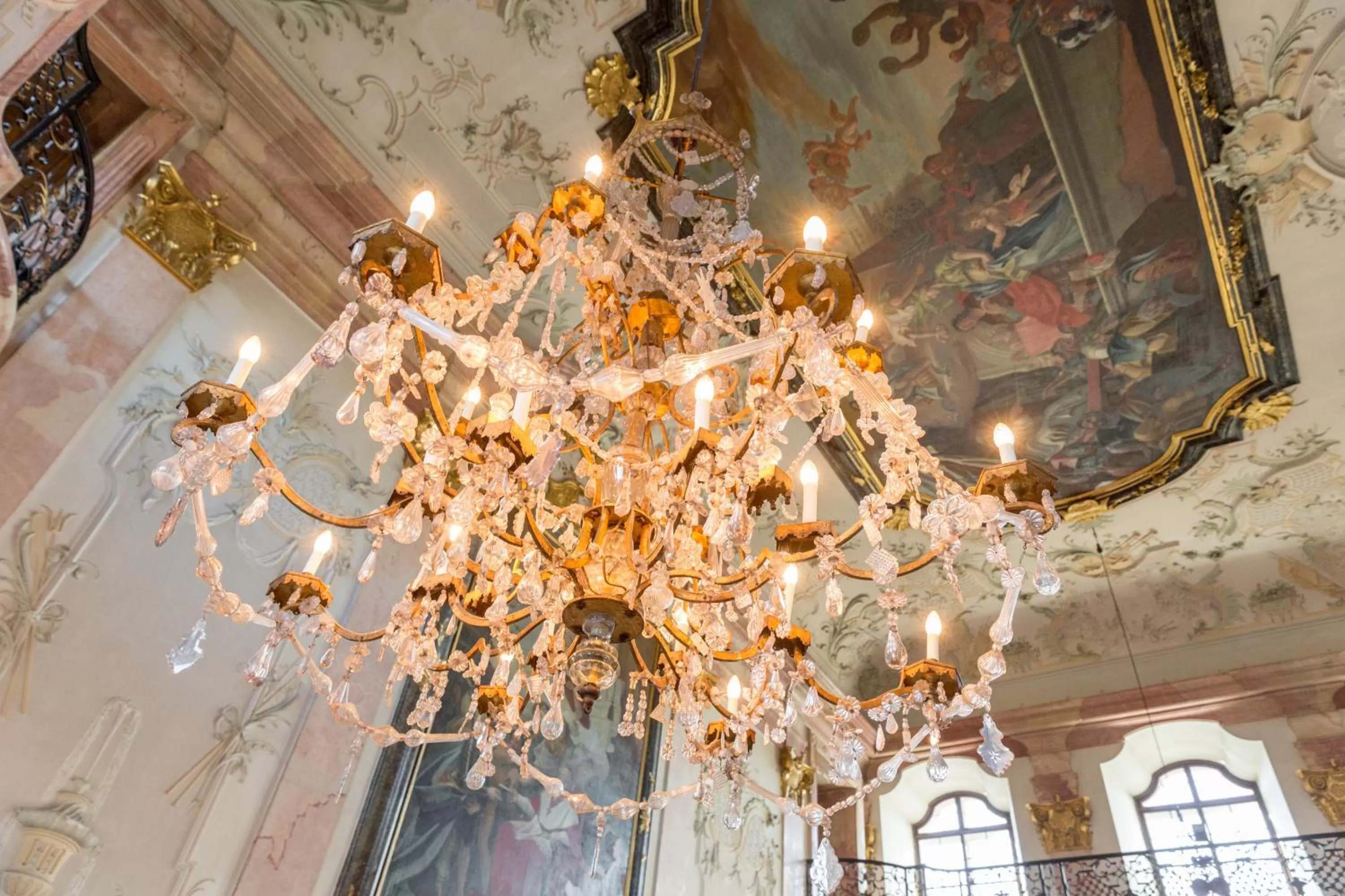 Decorative detail in Hotel Schloss Leopoldskron