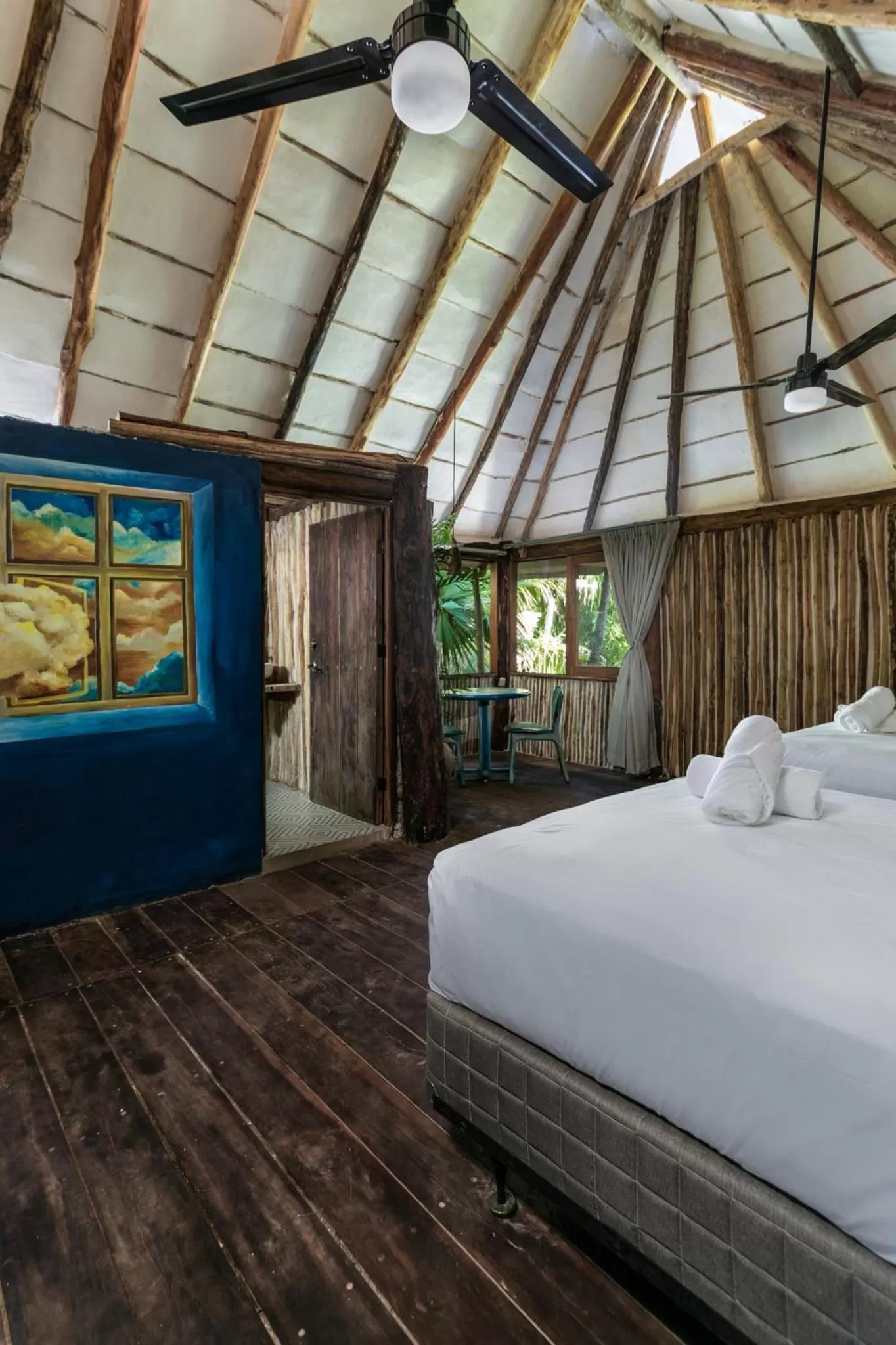 Bedroom in Hidden Treehouse Tulum Eco-Hotel