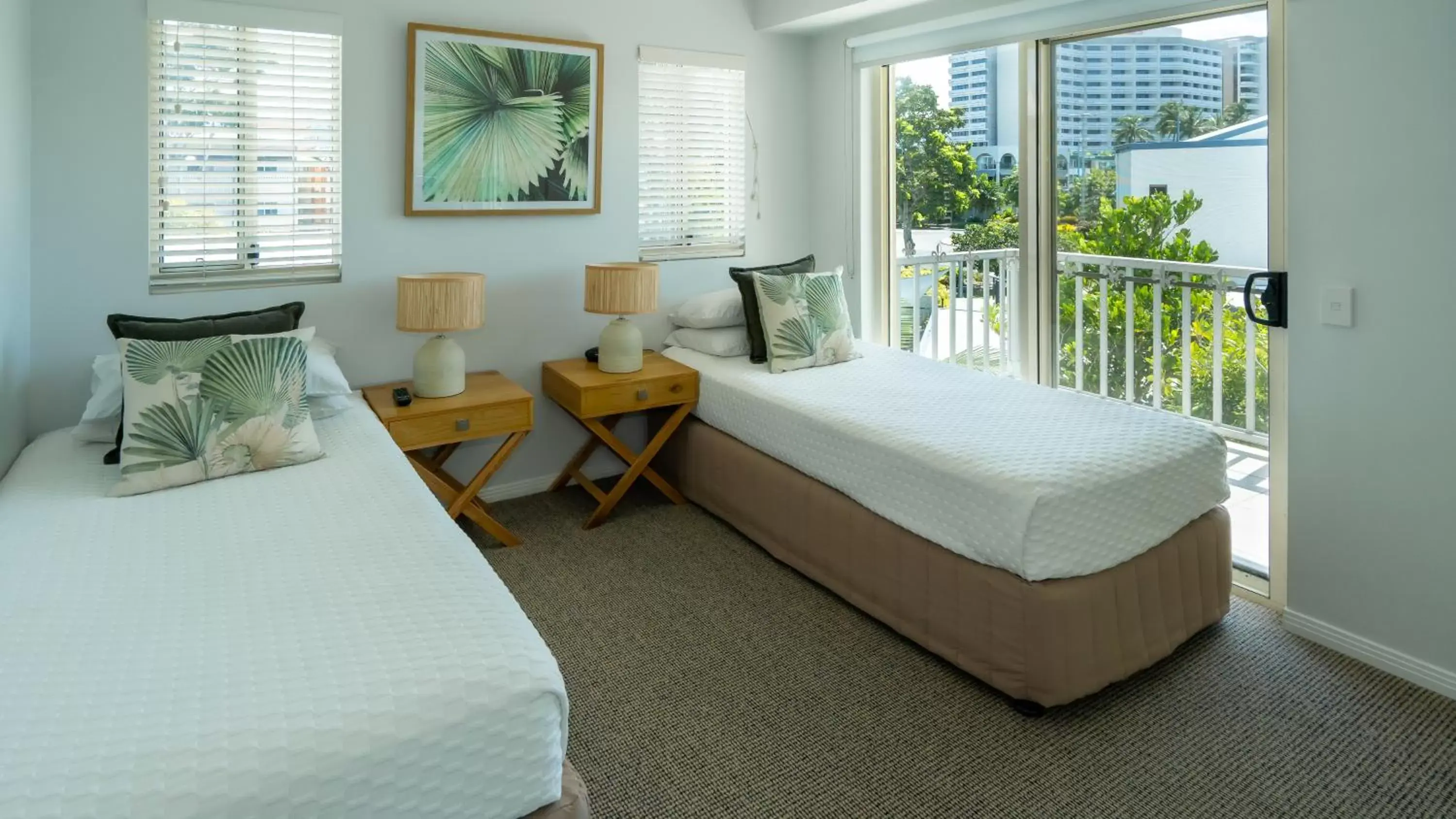 Bedroom, Bed in Waters Edge Apartment Cairns