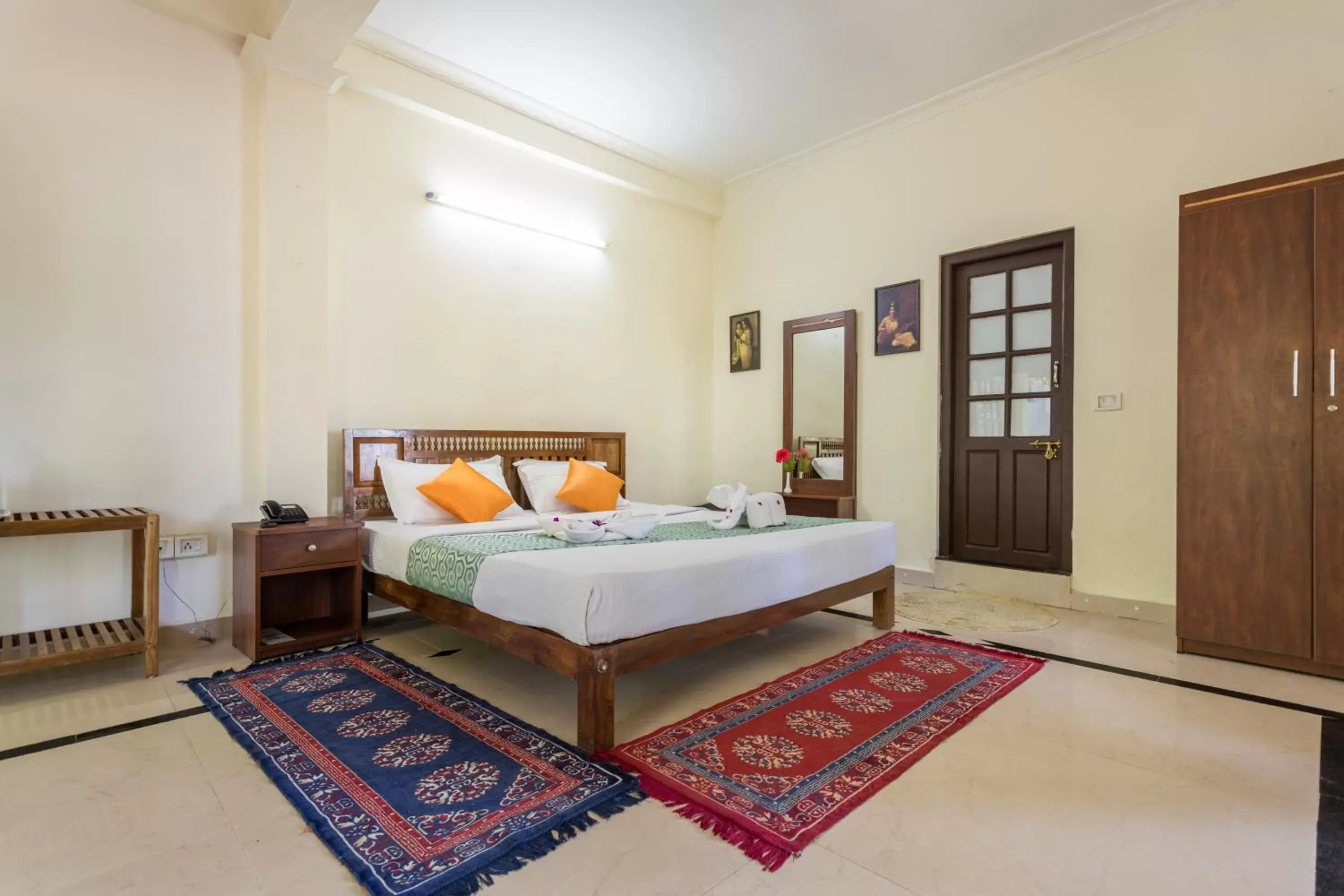 Bedroom, Bed in Violet Woods Bedroom, Bed in Violet Woods