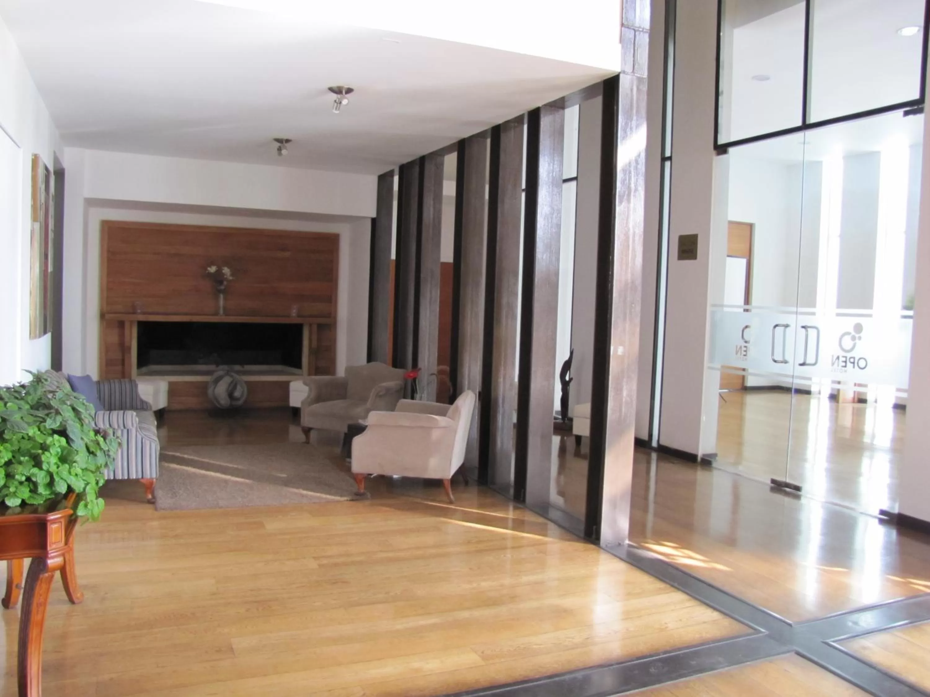 Lobby or reception in Open Hotel