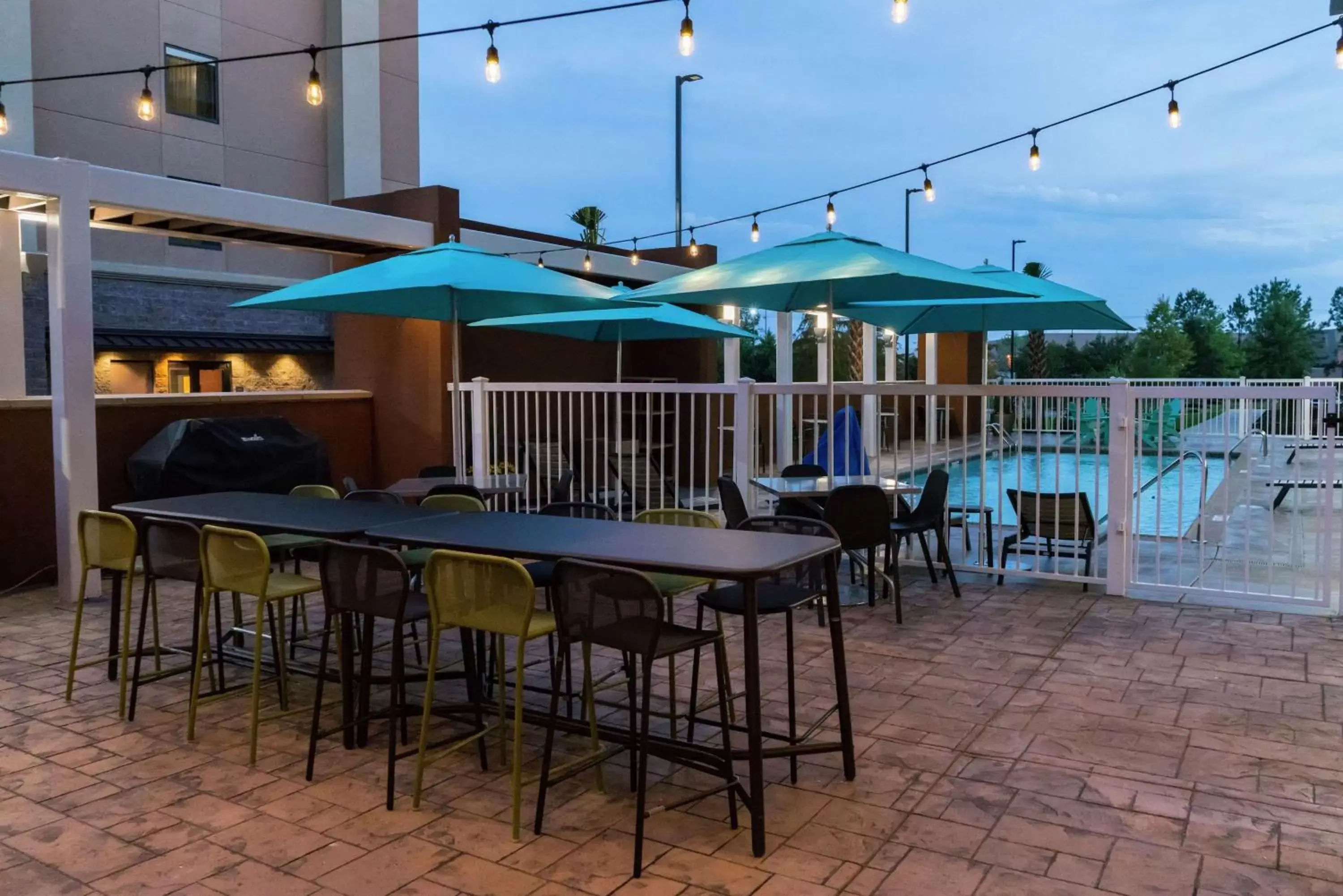 Patio, Restaurant/Places to Eat in Home2 Suites By Hilton Jackson Flowood Airport Area