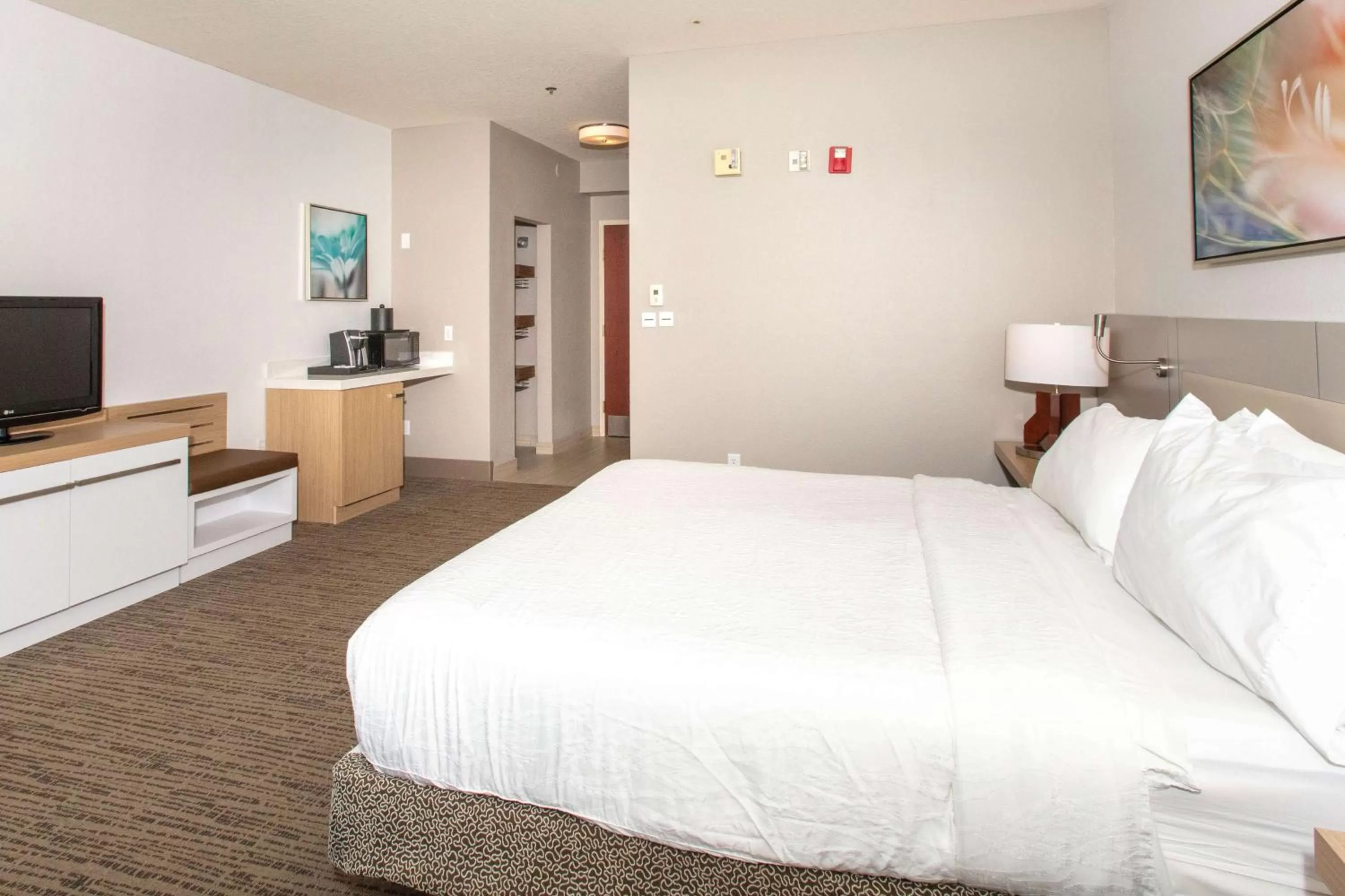 Bed in Hilton Garden Inn Jacksonville Airport