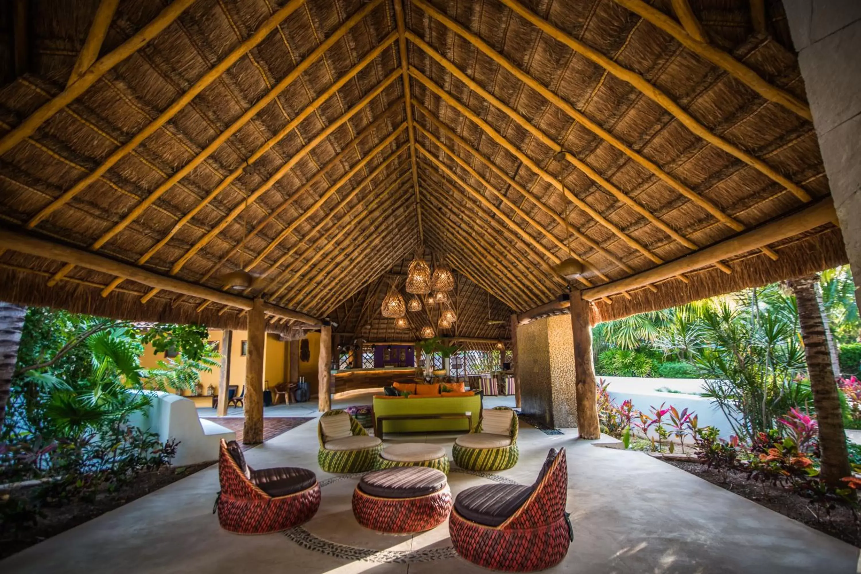 Seating area in Mahekal Beach Front Resort & Spa