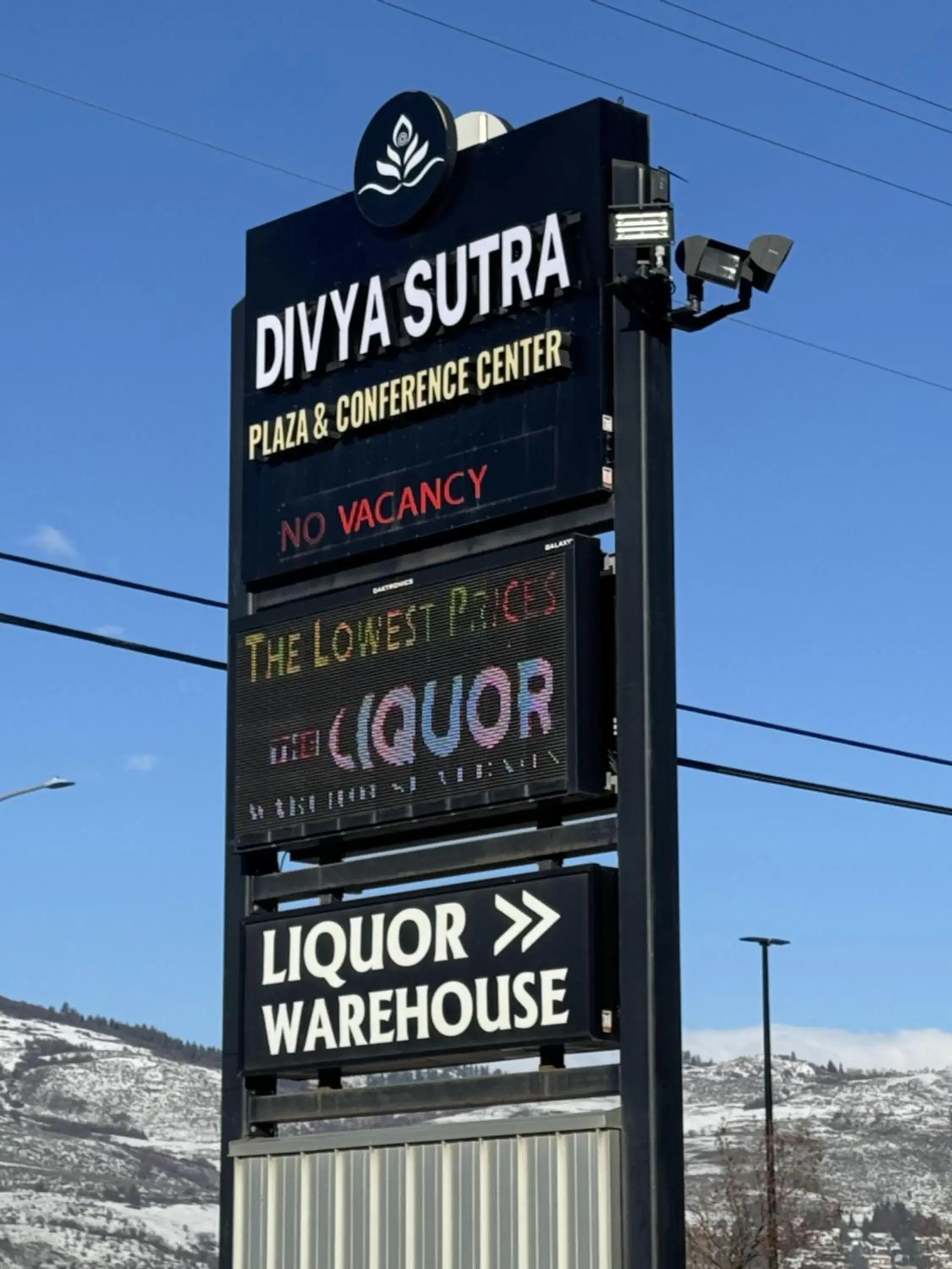 Property logo or sign, Property Building in DIVYA SUTRA Riviera Plaza and Conference Centre, Vernon, BC