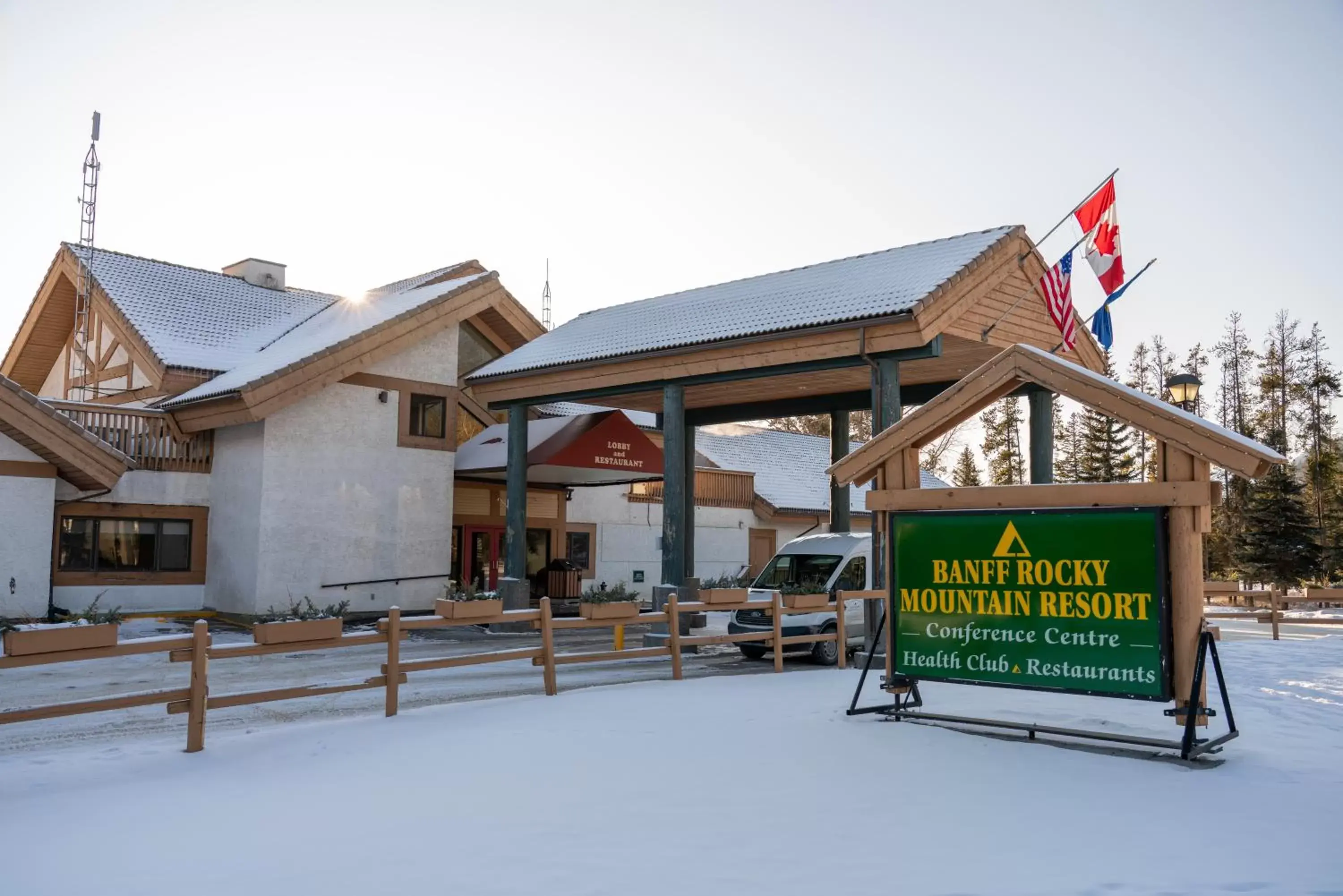 Property Building in Banff Rocky Mountain Resort