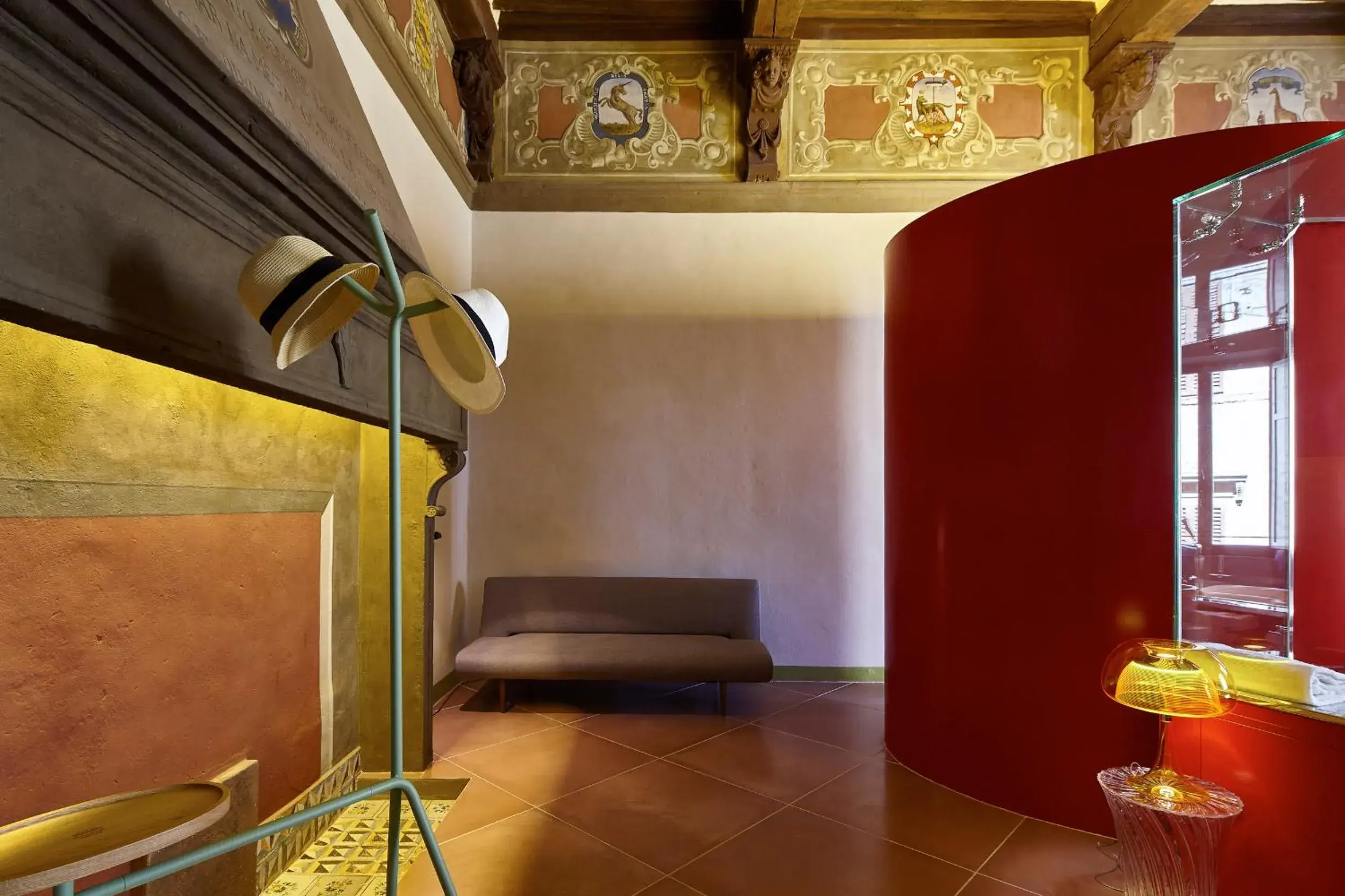 Living room, Seating Area in Palazzetto Rosso - Art Hotel