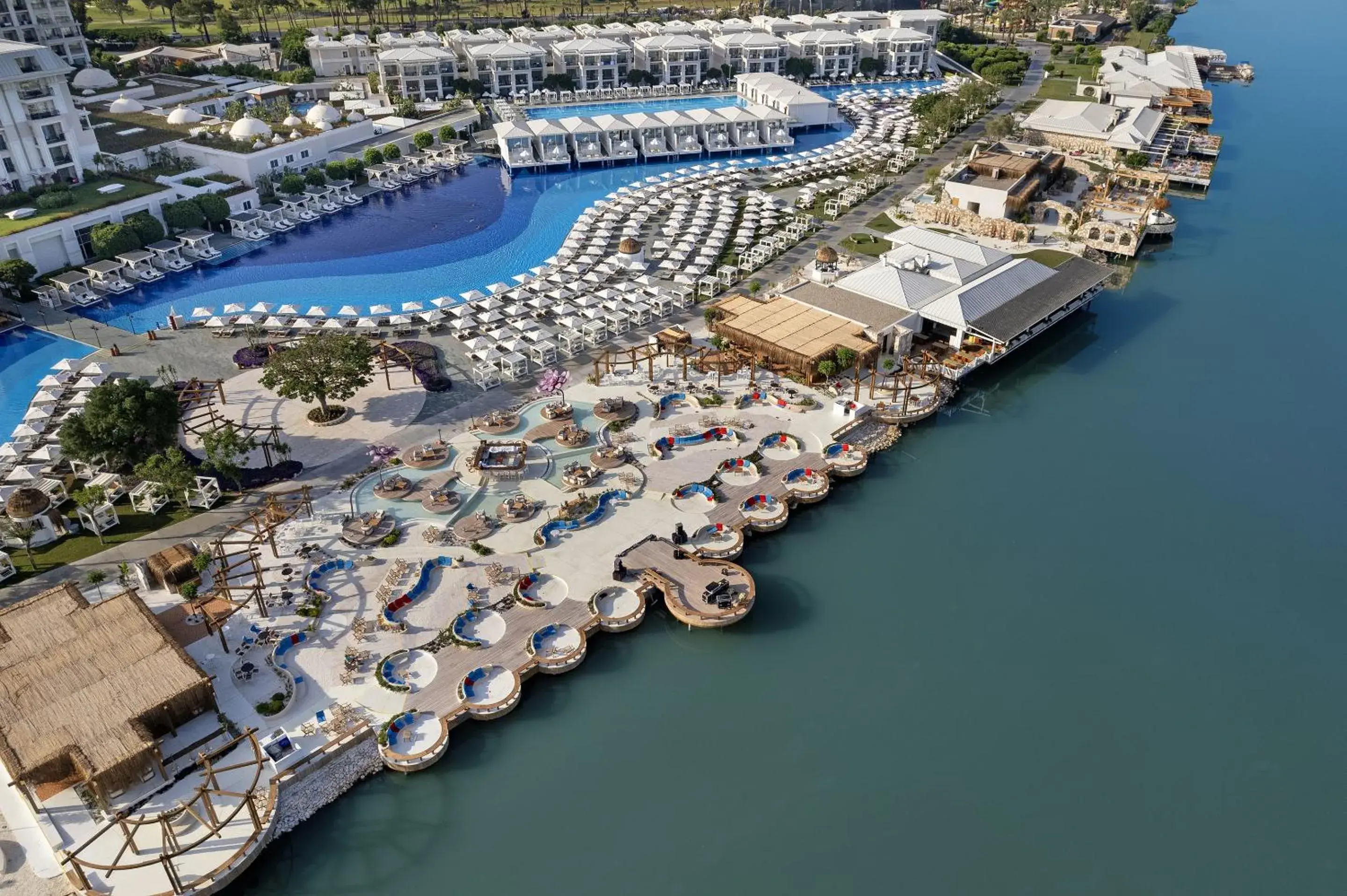 Property building, Bird's-eye View in Titanic Deluxe Belek