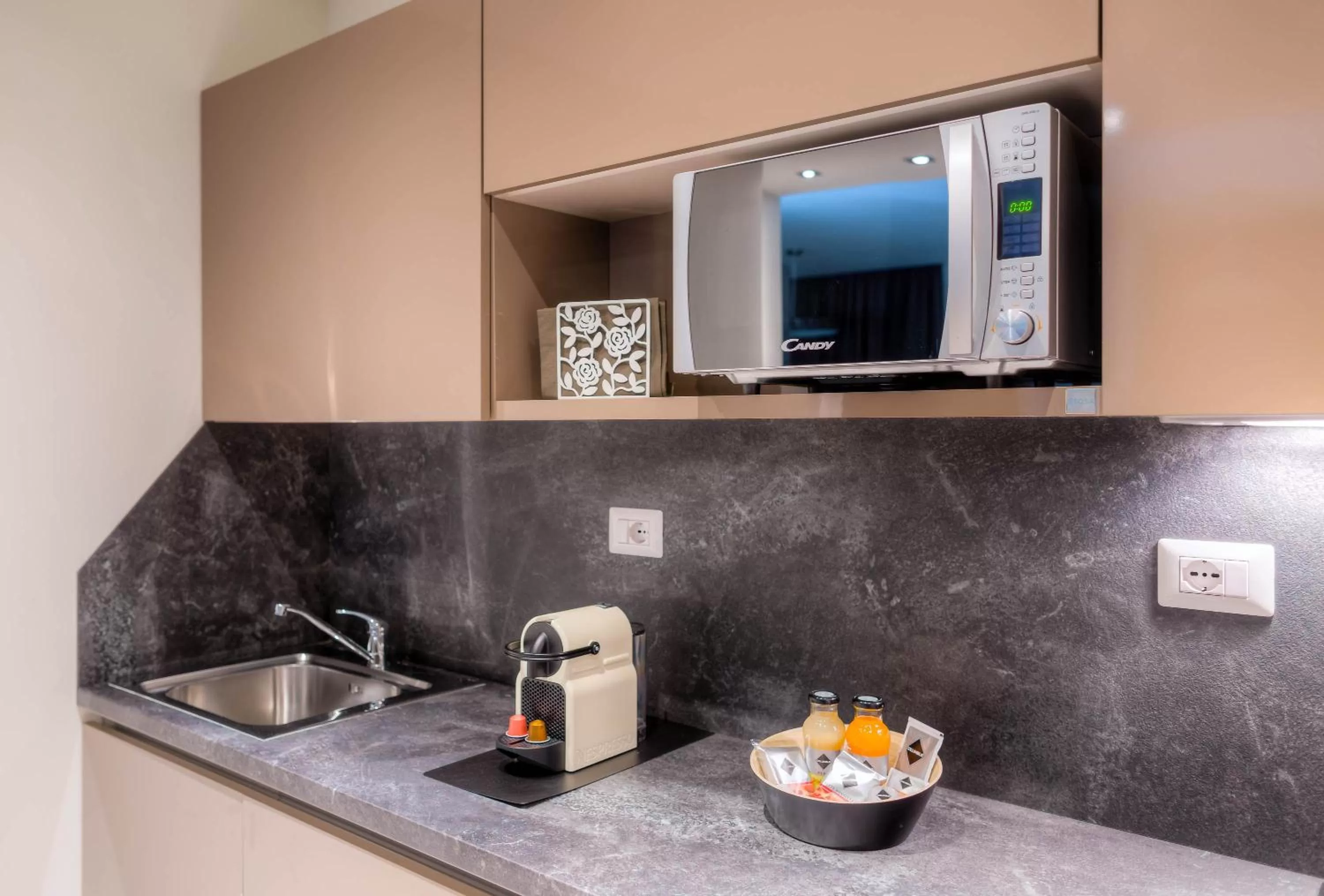 Kitchen or kitchenette in Forte16 View & SPA