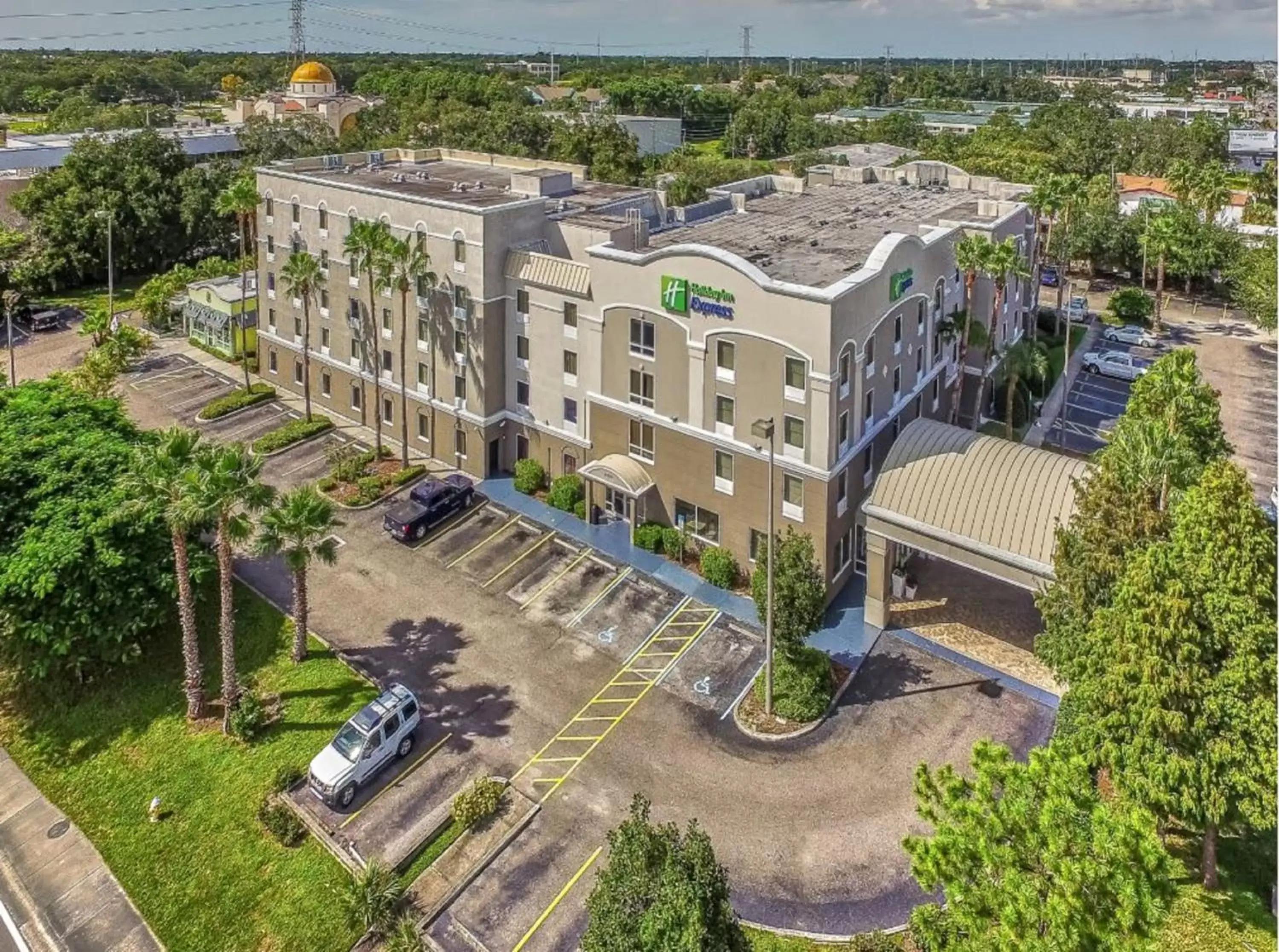Property building, Bird's-eye View in Holiday Inn Express Hotel & Suites Clearwater US 19 North, an IHG Hotel