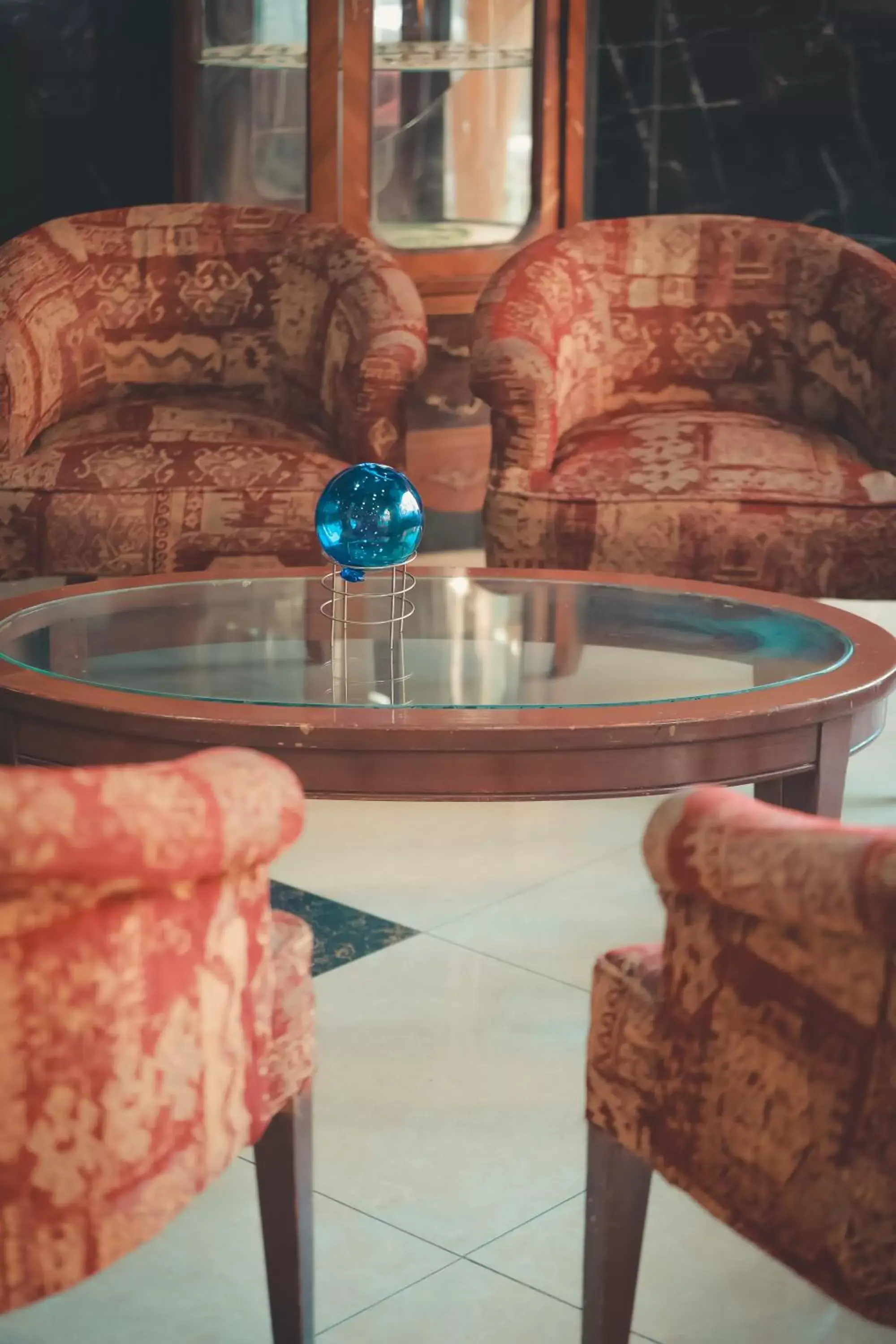 Decorative detail, Seating Area in Amman Pasha Hotel