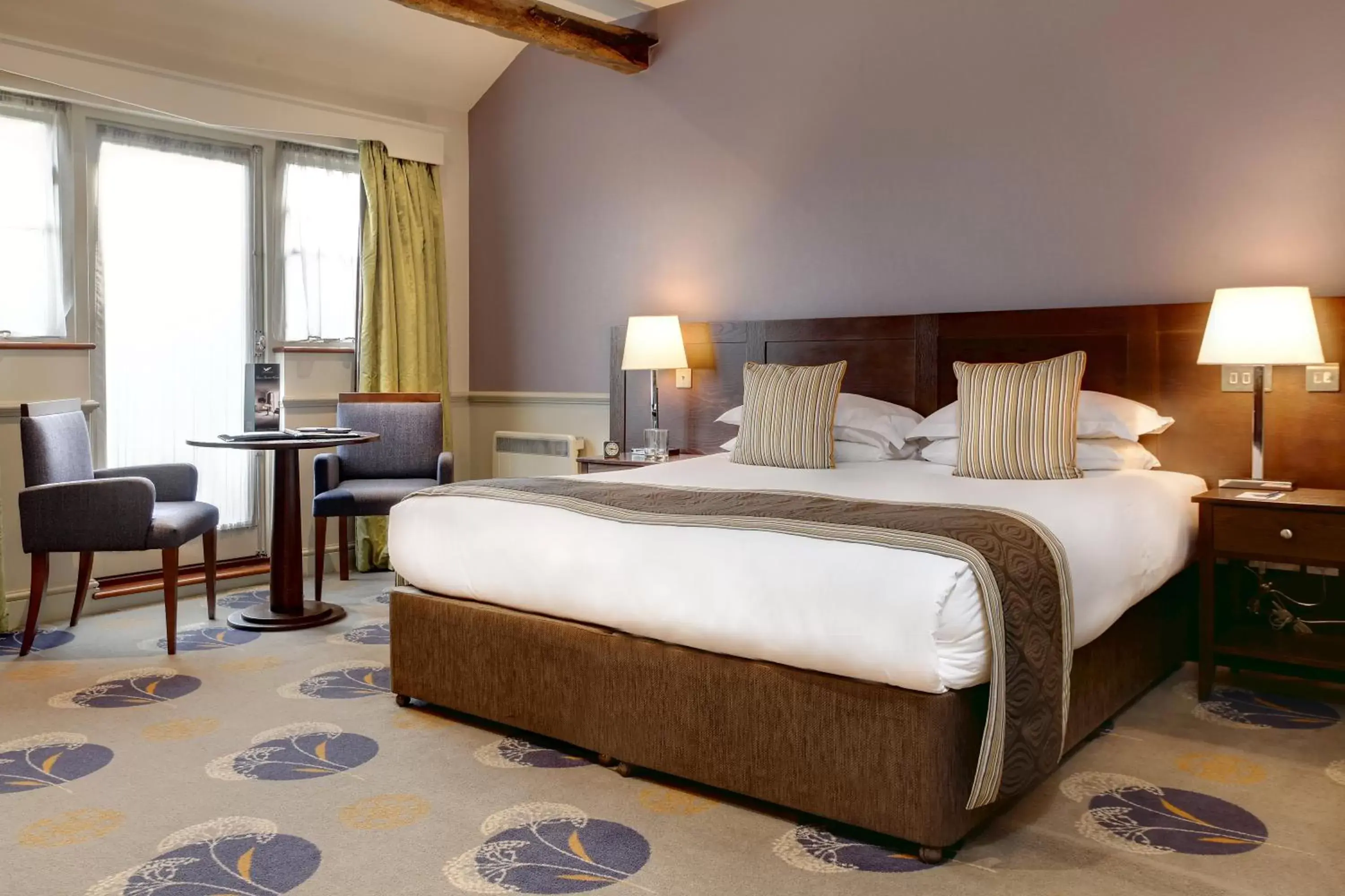 Bedroom, Bed in Quy Mill Hotel & Spa, Cambridge