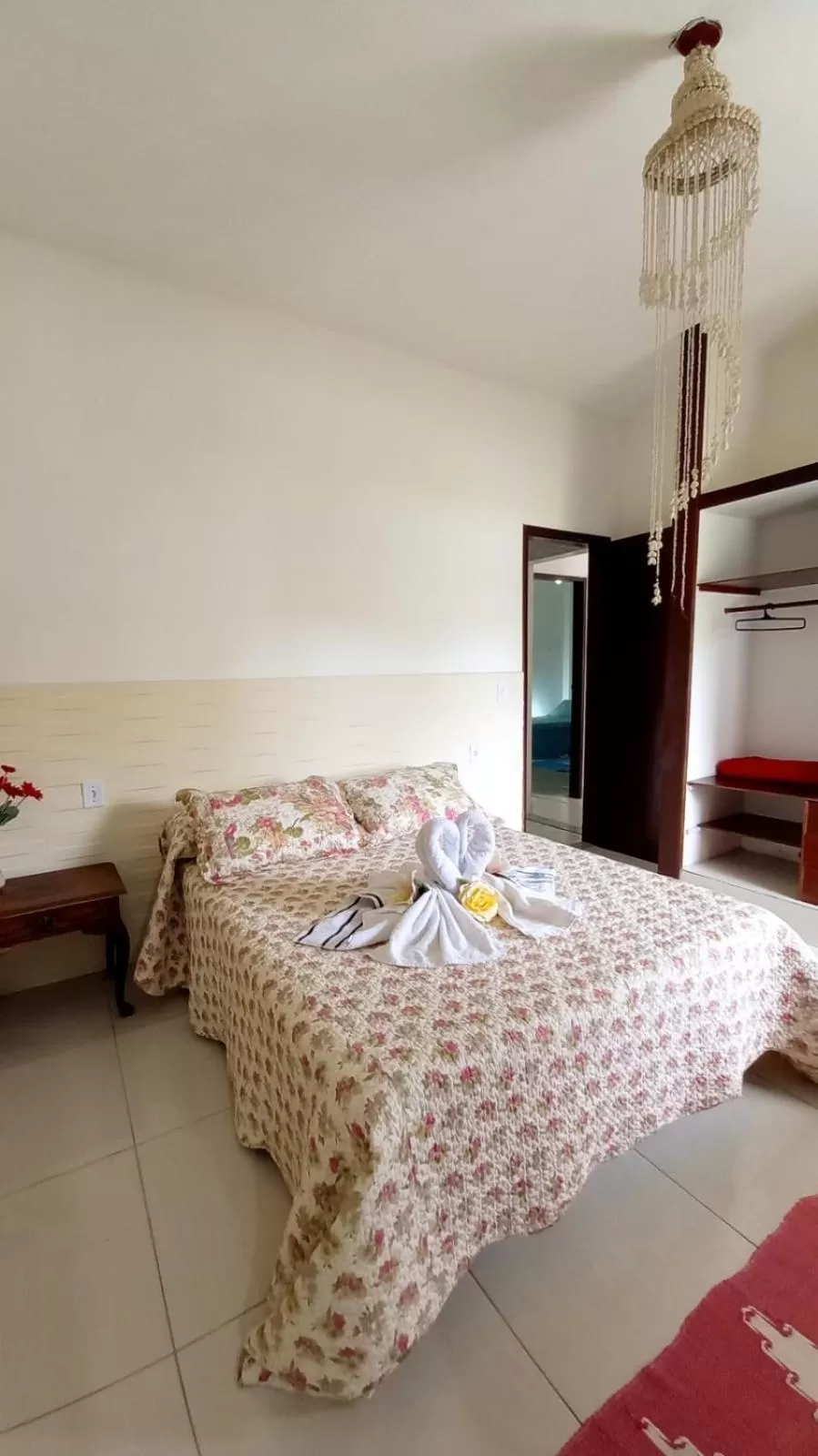 Bed in Pousada Recanto Das Emerências