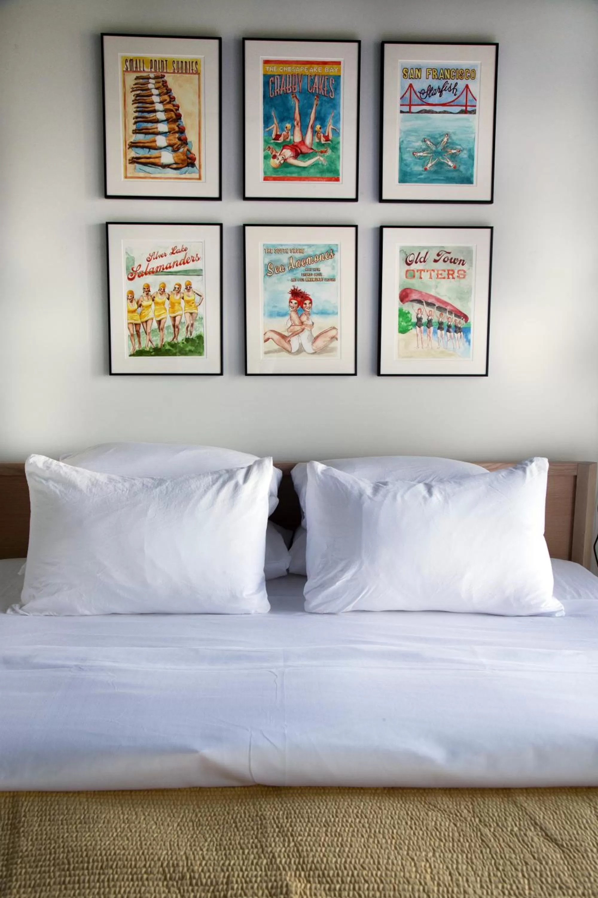 Decorative detail, Bed in 250 Main Hotel