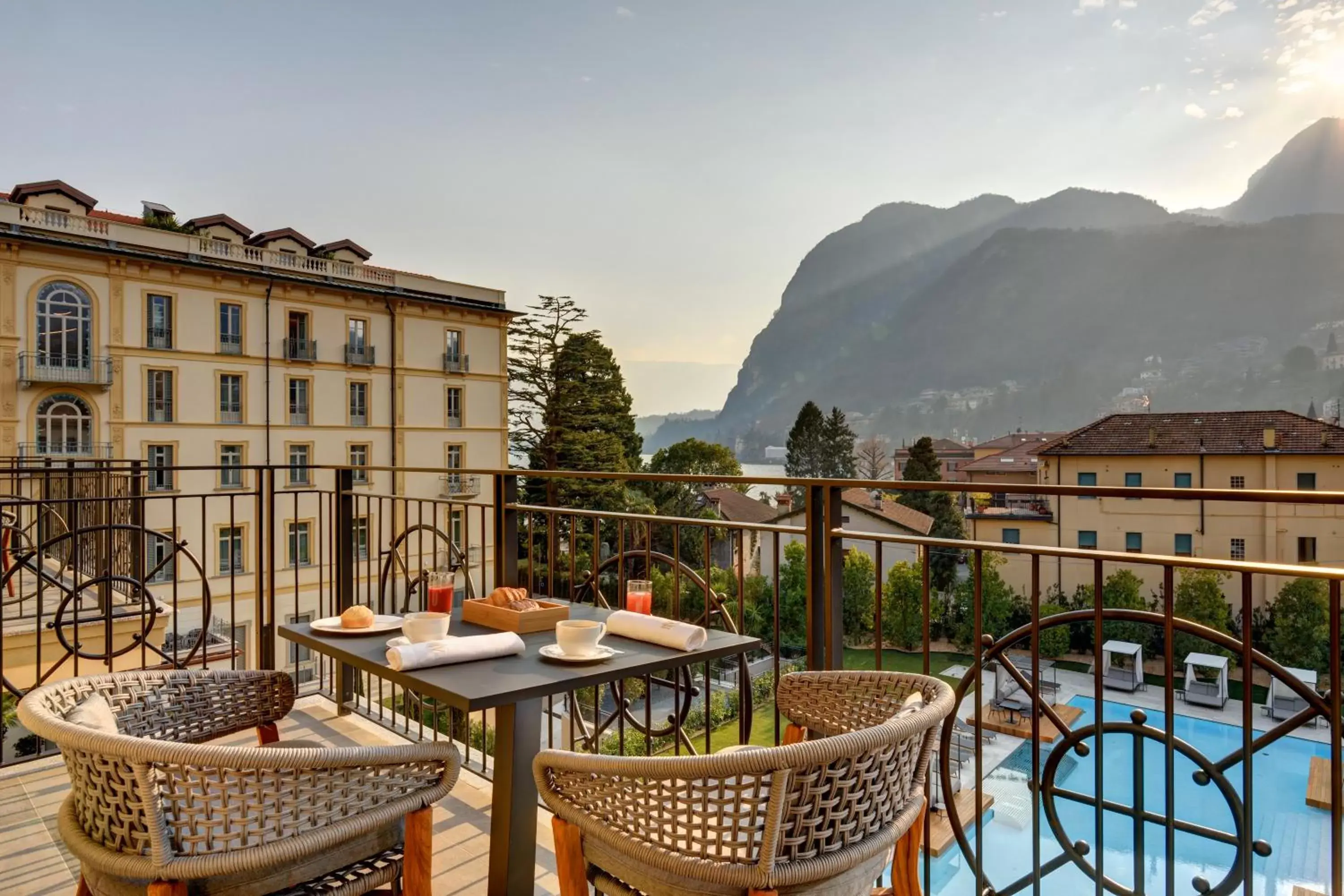 Balcony/Terrace, Pool View in Grand Hotel Victoria concept & spa, by R Collection Hotels