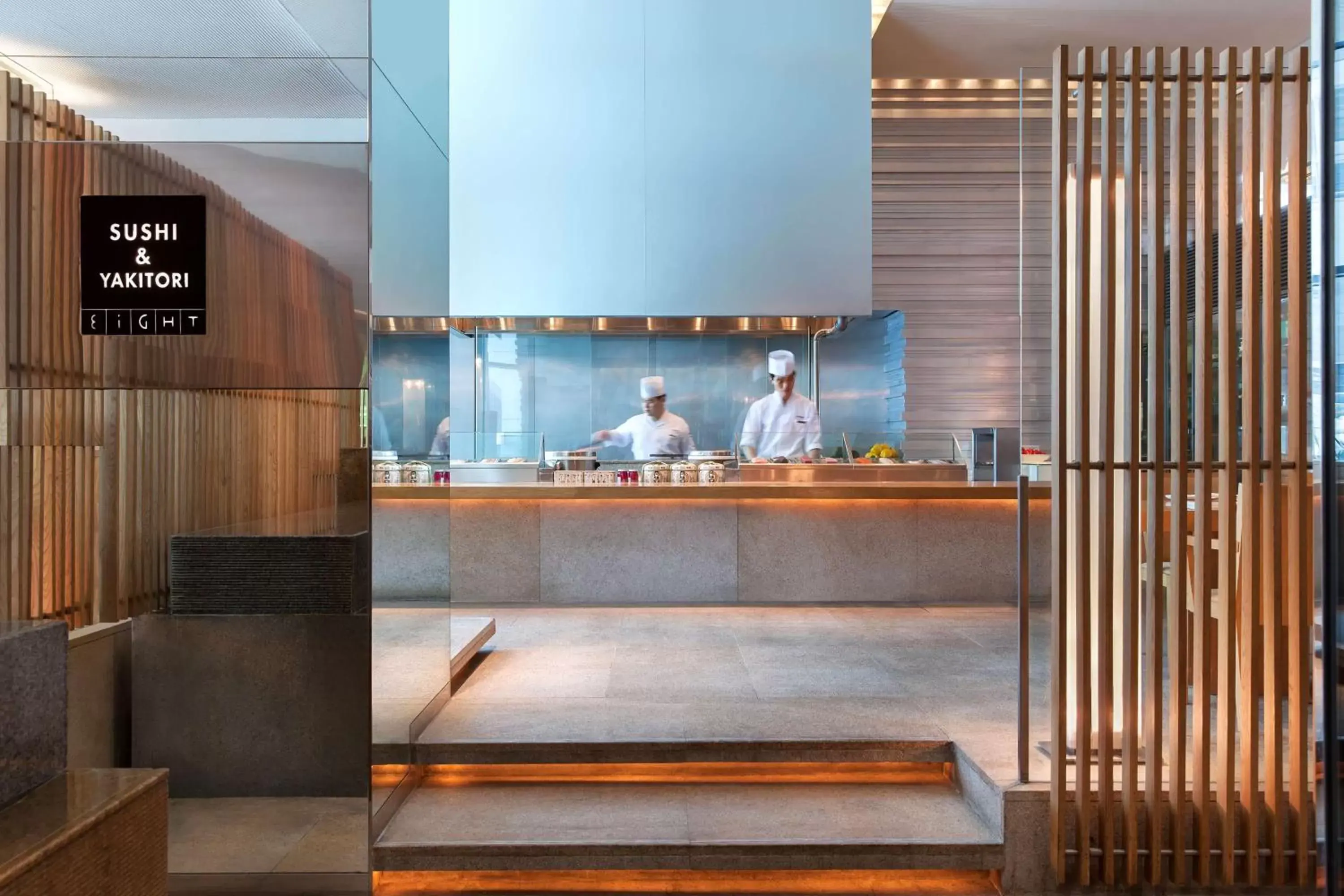 Restaurant/places to eat, Bed in Grand Hyatt Incheon Restaurant/places to eat, Bed in Grand Hyatt Incheon