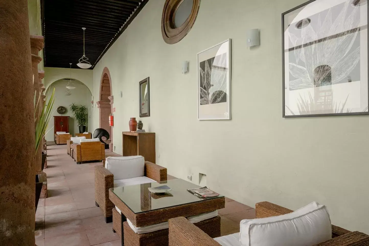 Patio, Restaurant/Places to Eat in Hotel La Morada