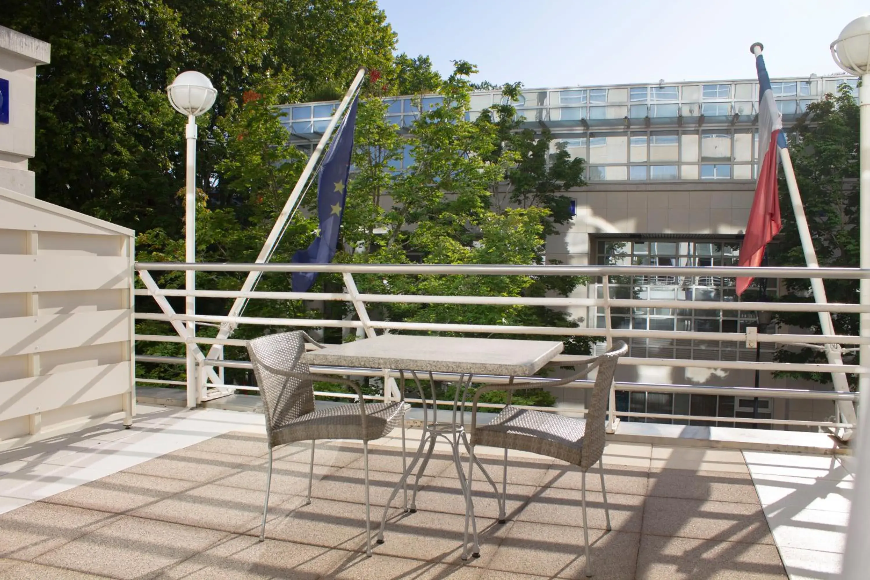 Balcony/Terrace in Vichy Spa Hotel Les Celestins